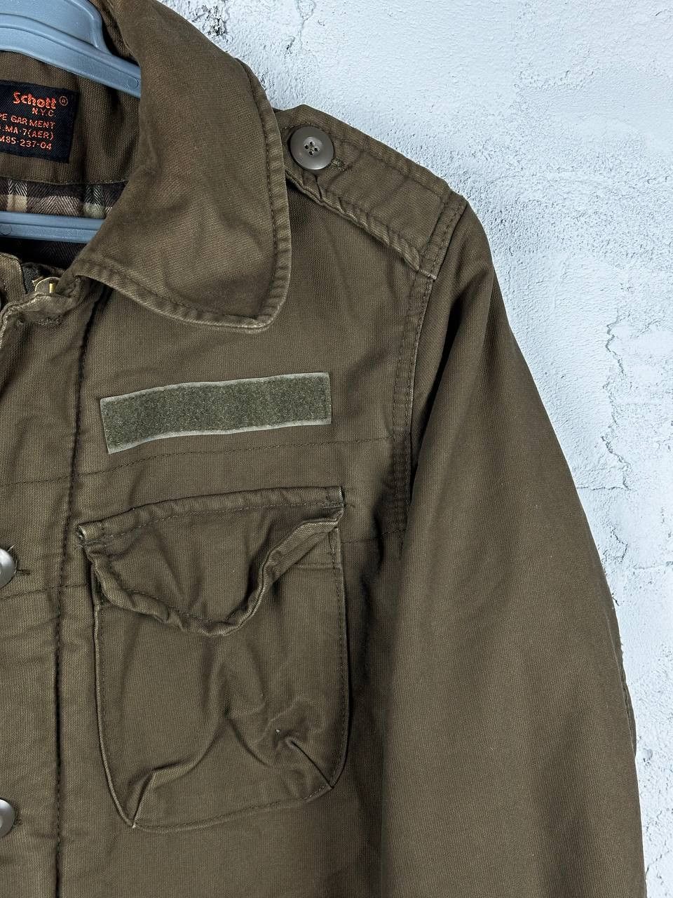Schott Vintage 90s Schott MA 7 Flyers Army Military Jacket USA Size US M / EU 48-50 / 2 - 6 Thumbnail