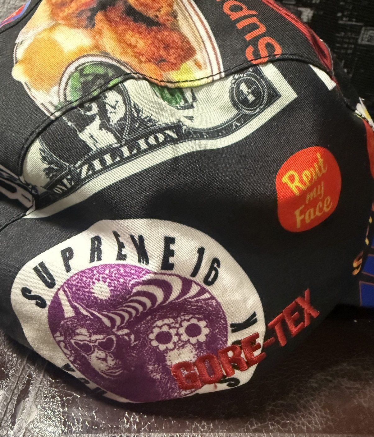 Supreme Supreme SS21 Gore-Tex Long Bill Camp Cap S/M Black Sticker Size ONE SIZE - 8 Thumbnail