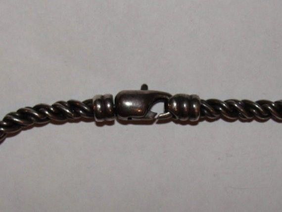 Designer Sterling Silver Nautical Knot Tassel Necklace Unisex Size ONE SIZE - 5 Thumbnail