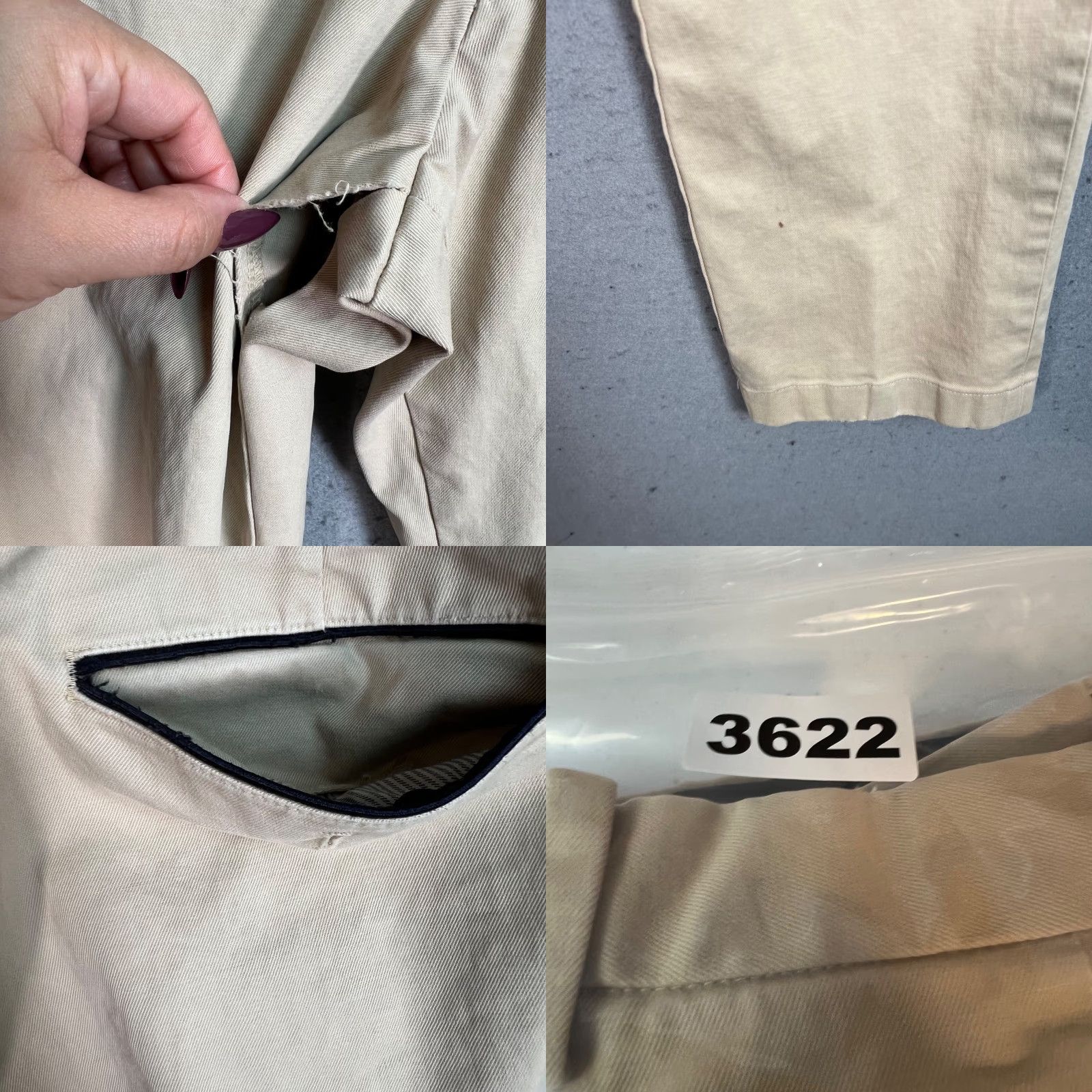 Vintage Tomorrowland Mens Slim-Fit Beig e Cotton Blend Chino Pants Size 46 Casual Shirt? Size US 30 / EU 46 - 9 Thumbnail