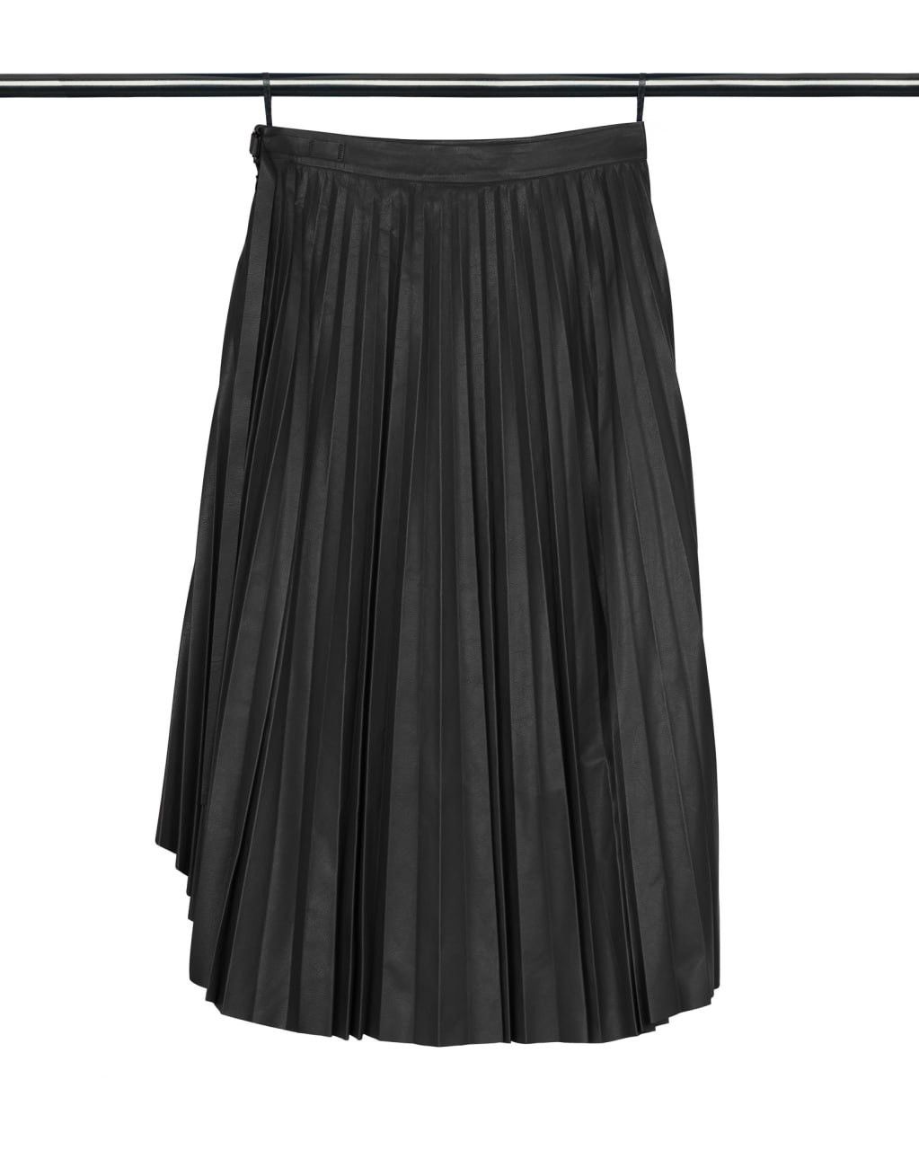 Isaac Sellam Experience ISAAC SELLAM / Leather Pleated Skirt Size 30" / US 8 / IT 44 - 5 Thumbnail
