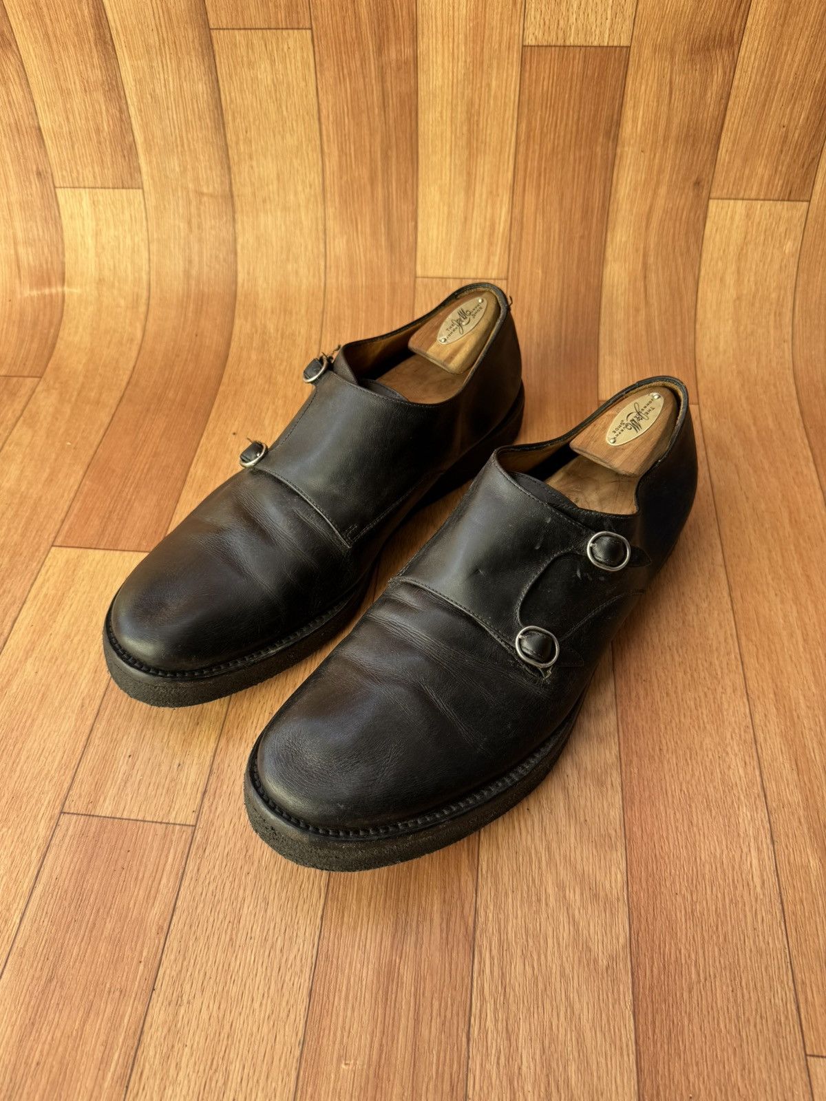 Yves Saint Laurent 🕷️💥 Saint laurent double monk creepsole loafers Size US 11 / EU 44 - 8 Thumbnail