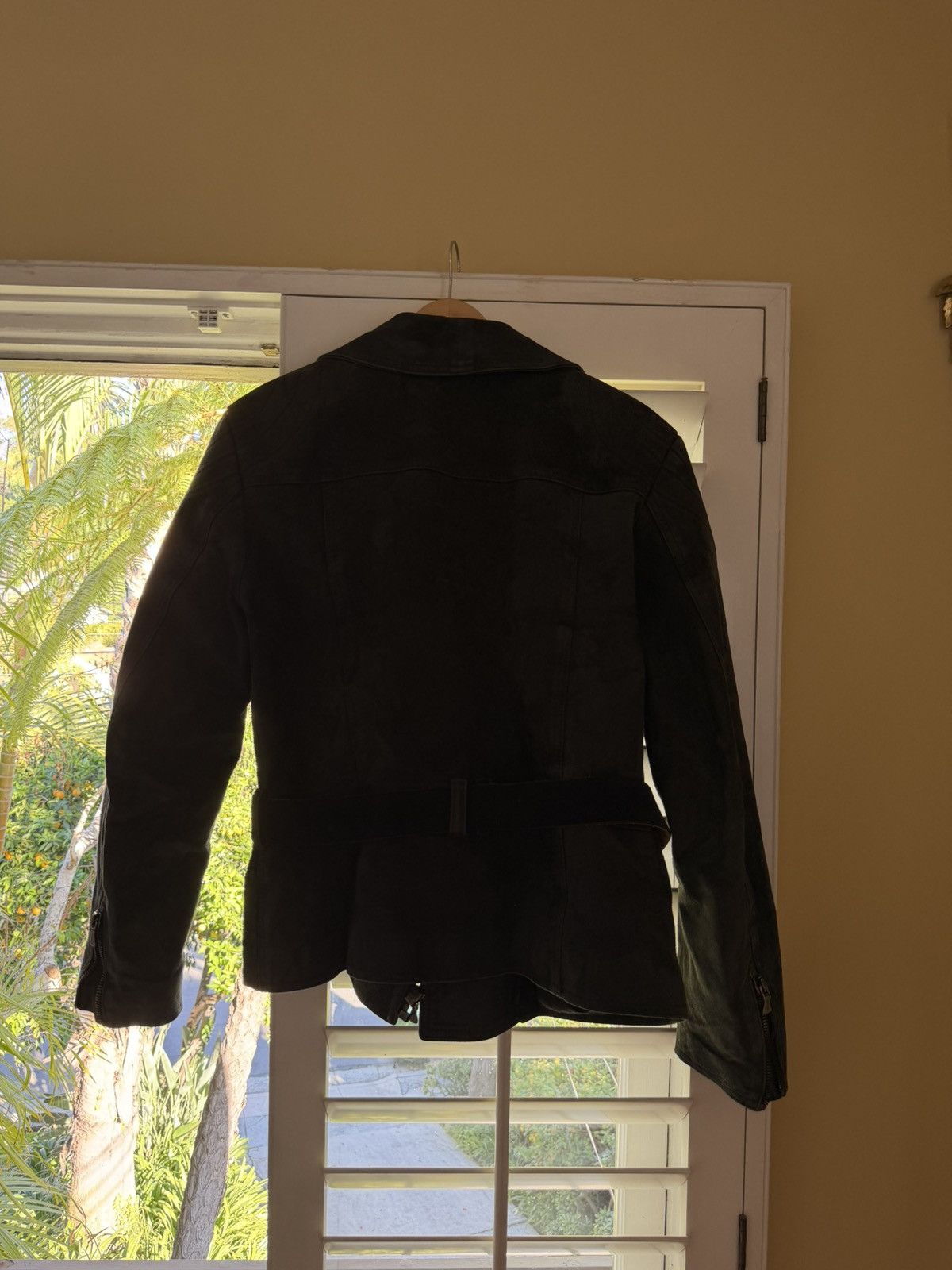 Versace Archive Versace dark green suede biker leather jacket medium Size US M / EU 48-50 / 2 - 5 Thumbnail