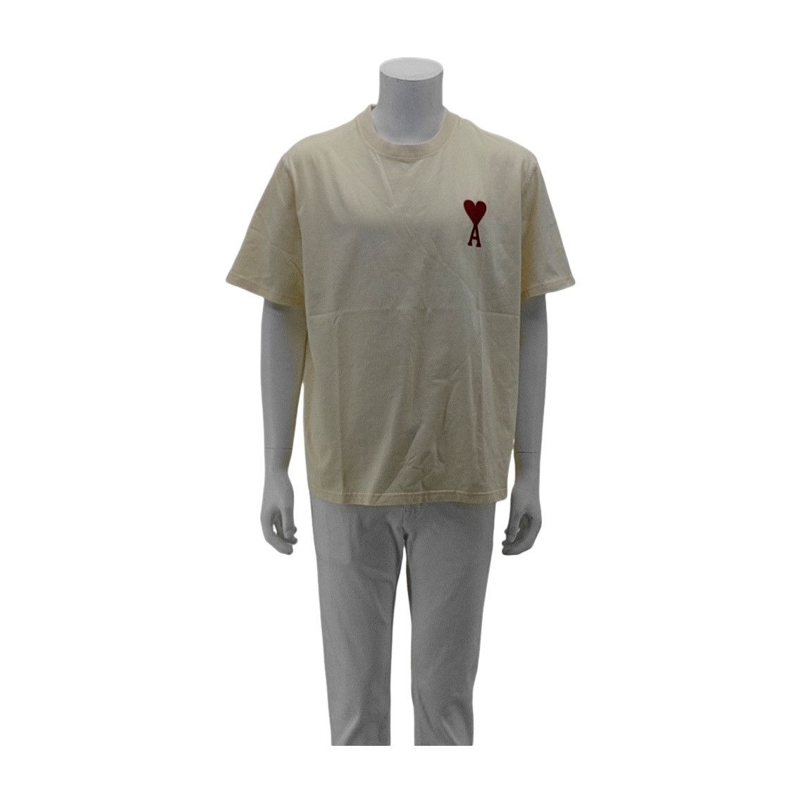 AMI AMI Heart Logo Organic Cotton T-Shirt L Size US L / EU 52-54 / 3 - 1 Thumbnail