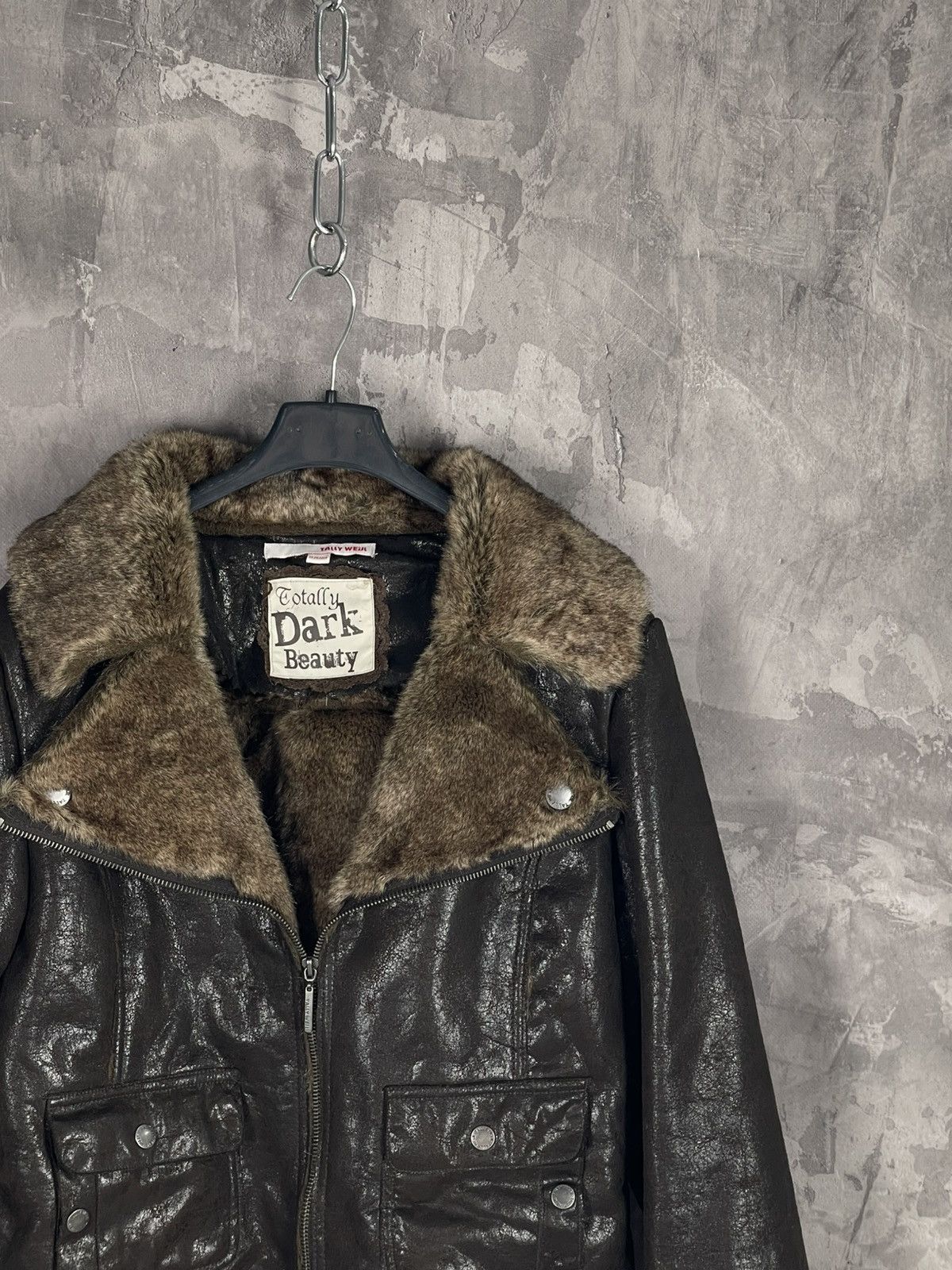If Six Was Nine × Japanese Brand Y2K Jacket Eco Faux Leather Fur lgb Style Archive Size M / US 6-8 / IT 42-44 - 4 Thumbnail