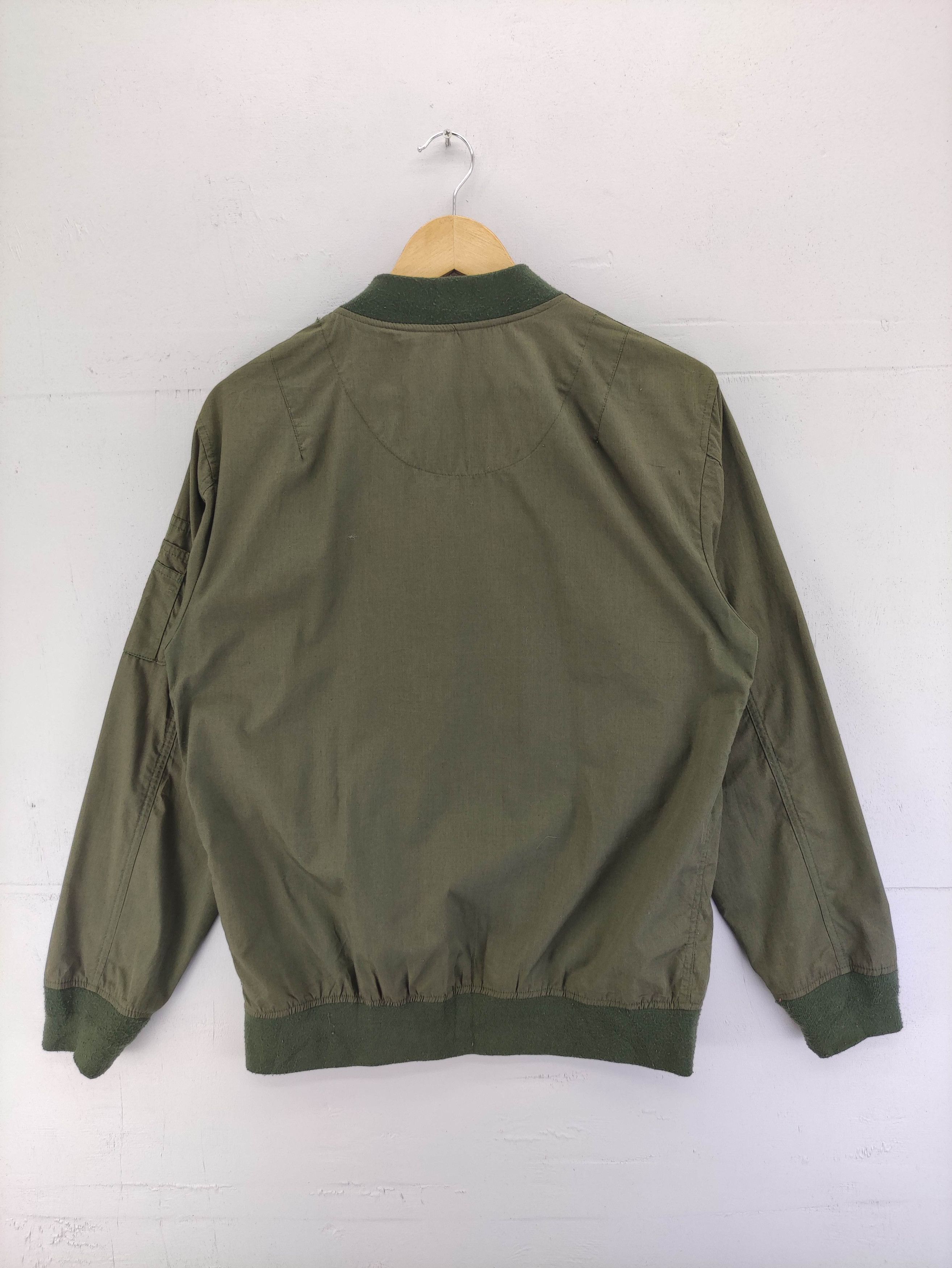 Japanese Brand Double Focus Bomber Jacket Thin Cloth Zipper Size US M / EU 48-50 / 2 - 7 Thumbnail