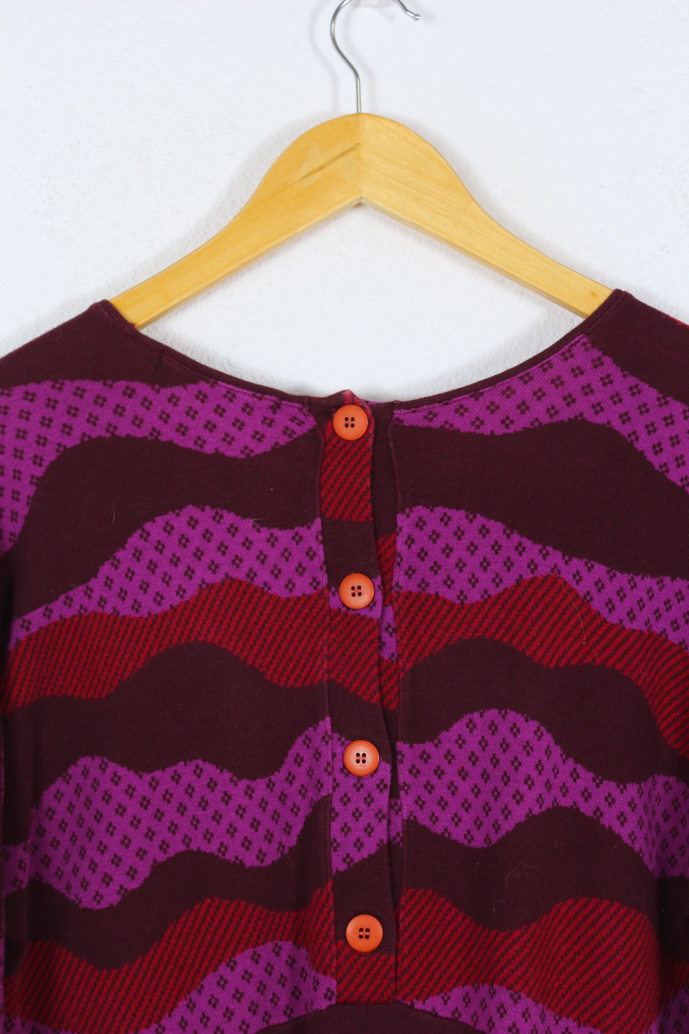 Japanese Brand Gudrun Sjoden Avant Garde Y2K Pink Dress NZ Size S / US 4 / IT 40 - 6 Thumbnail
