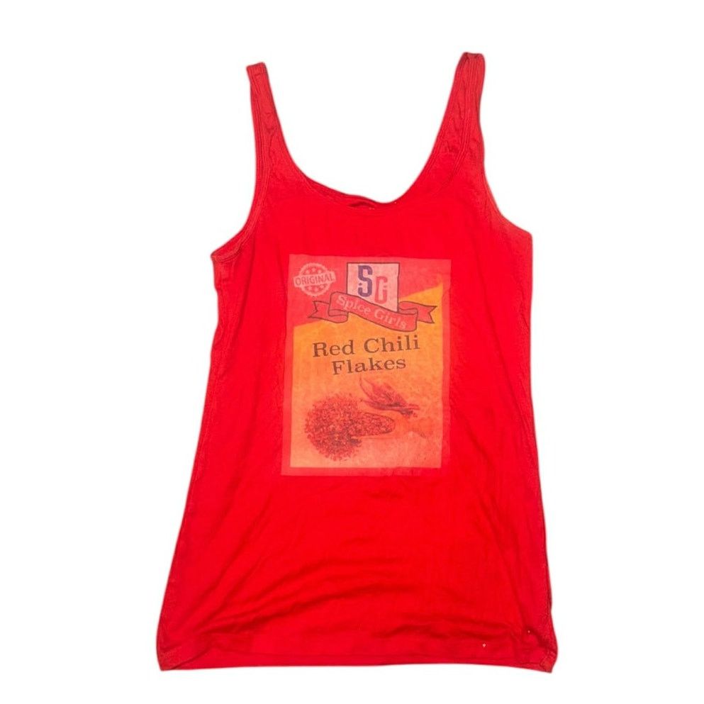 Other Spice Girls Costume Tank Top Red Pepper Flakes Halloween S/M Size S / US 4 / IT 40 - 2 Thumbnail