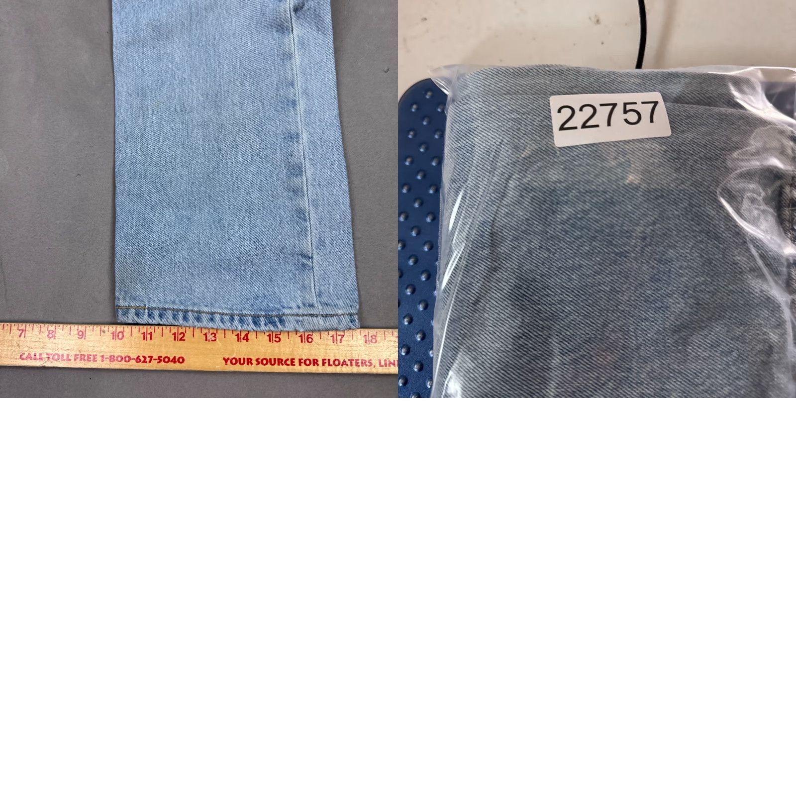 Levi's VINTAGE Levi's 501 Jeans Mens 34x29 Blue Denim Pants Button Fly 5-Pocket Classic Straight (Tag34x30) Mens Size US 34 / EU 50 - 10 Thumbnail