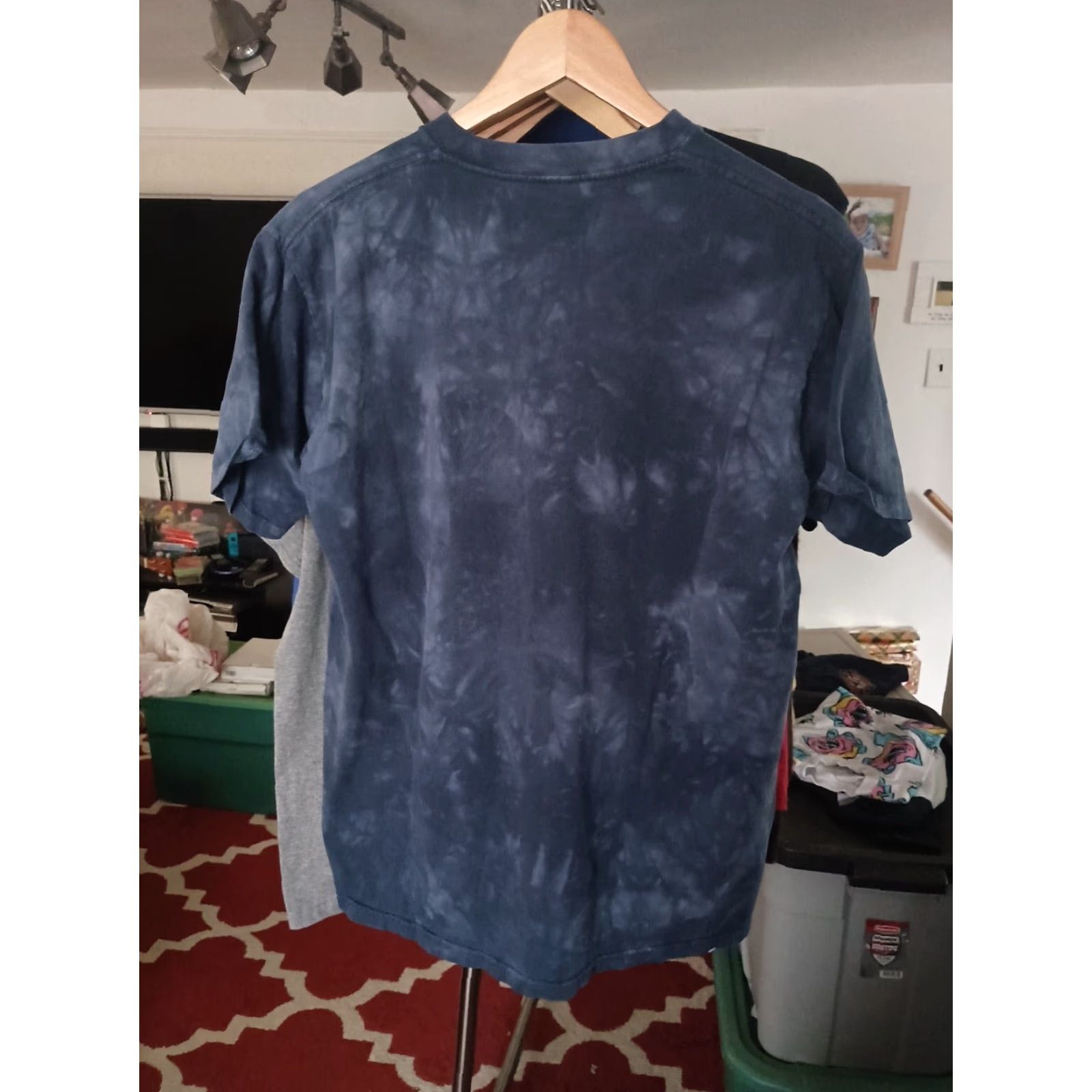 The Mountain VINTAGE The Mountain Shirt Mens L Wolf Nature USA Flag Acid Wash Shirt Size US L / EU 52-54 / 3 - 3 Thumbnail