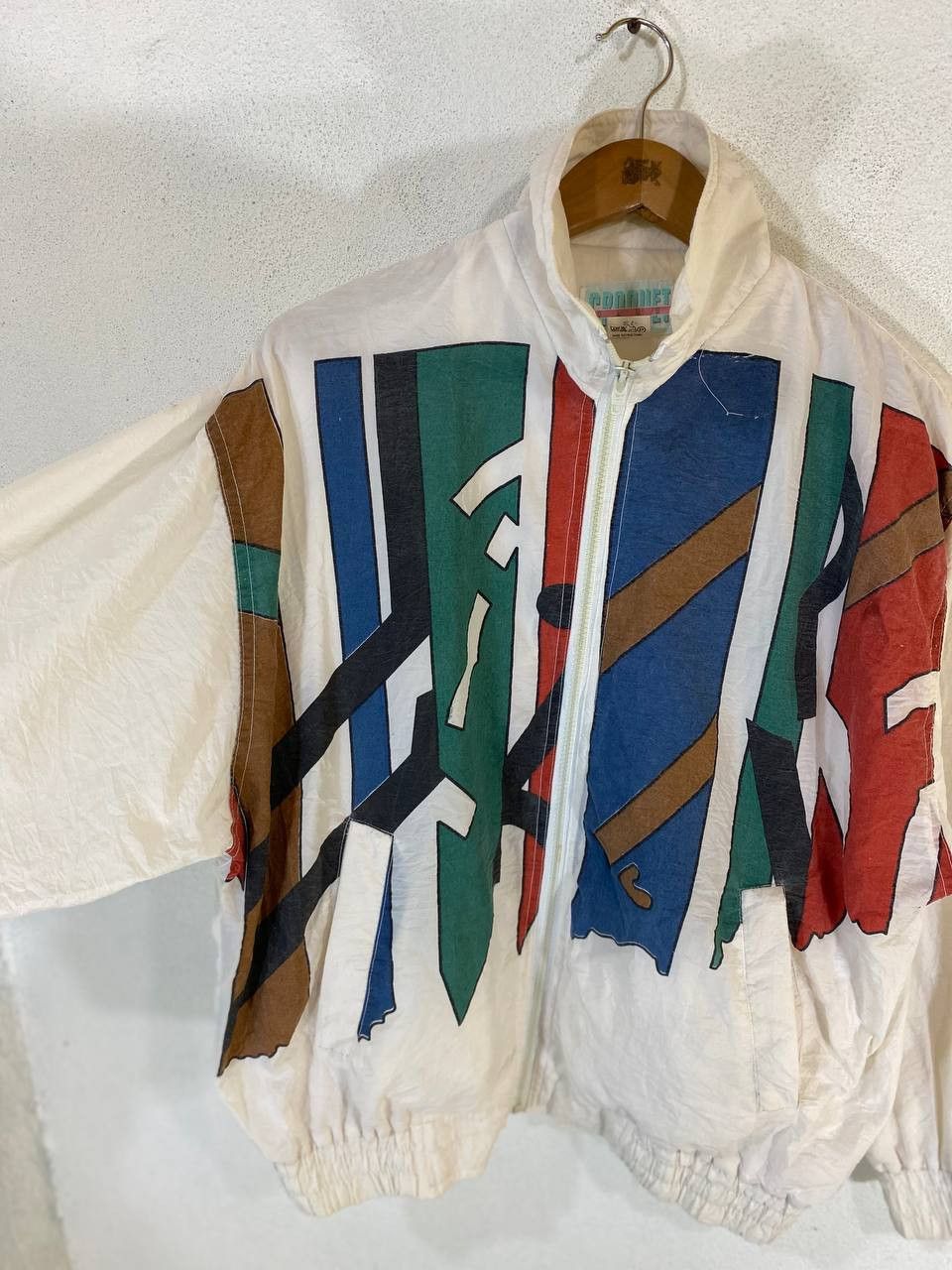 Vintage vintage art design light jacket nice design Size US L / EU 52-54 / 3 - 3 Thumbnail