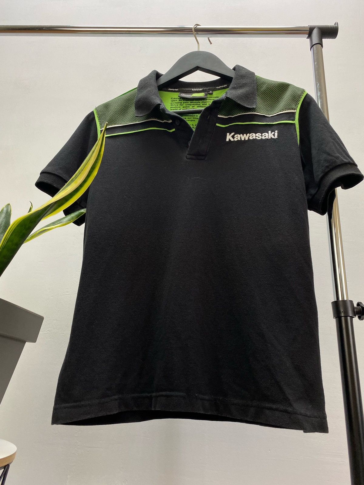 NASCAR Kawasaki Vintage Rare Polo Racing Polo T shirt Size US M / EU 48-50 / 2 - 3 Thumbnail