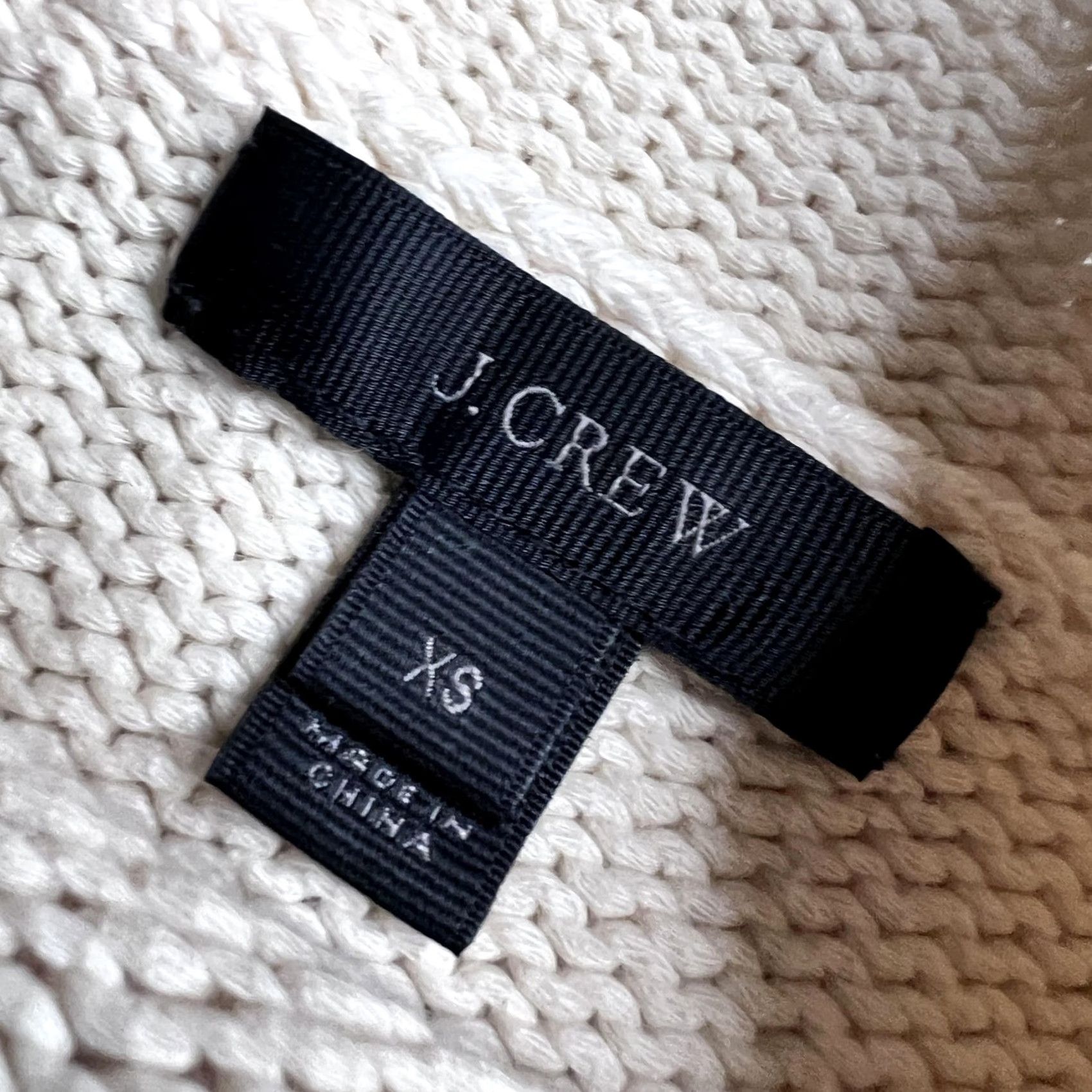 J.Crew J.Crew Sweater Womens XS White Cotton Nylon Turtleneck Raglan Knit Pullover Winter Pullover Knit Casual Mens Women Boys Girls Size XS / US 0-2 / IT 36-38 - 4 Thumbnail