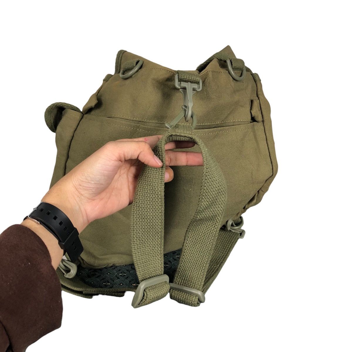 Vintage 📌Vintage Military Sling Bag Scouts Army Size ONE SIZE - 10 Thumbnail