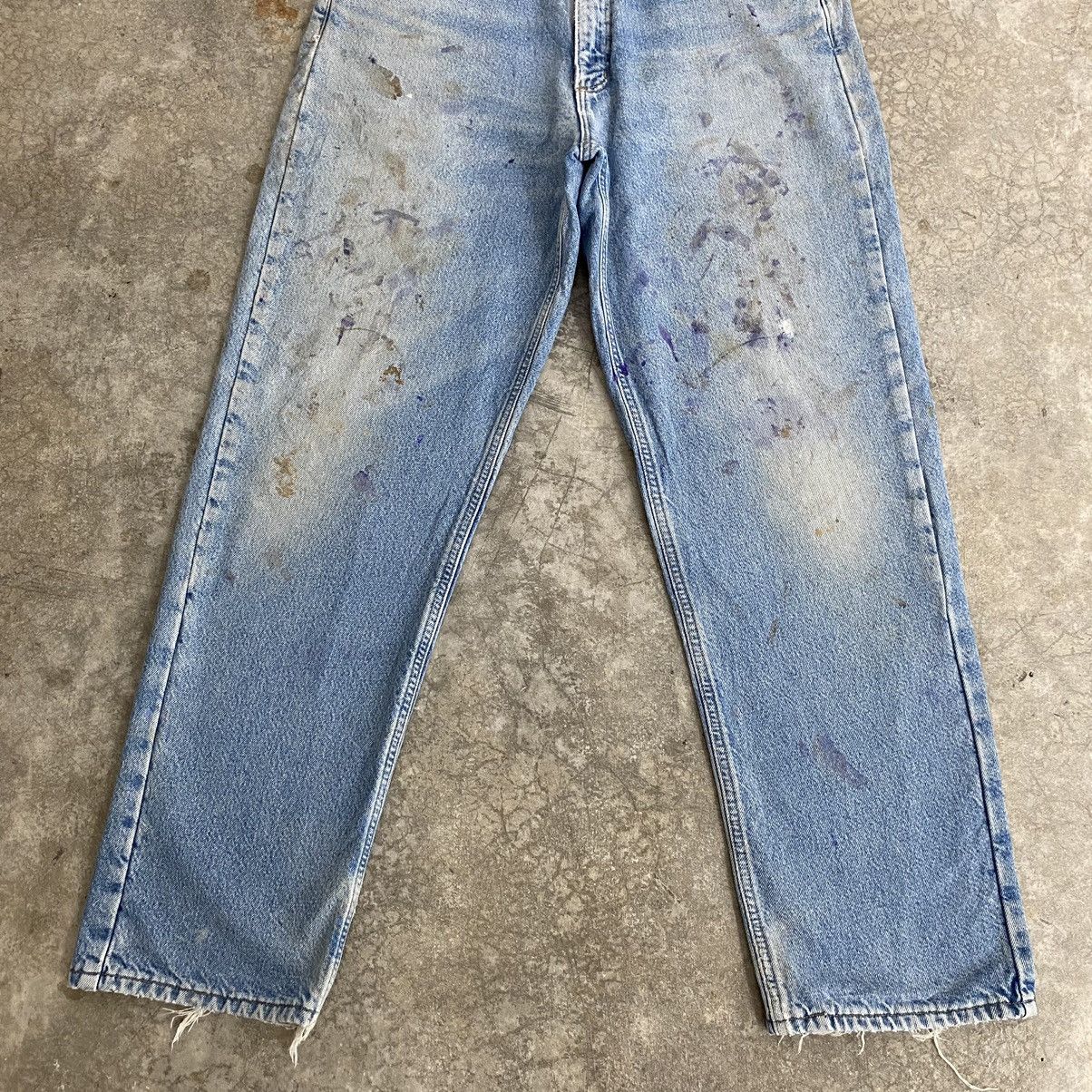Carhartt VTG Carhartt Blanket Lined Relaxed Dirty Denim Jeans Size US 34 / EU 50 - 6 Thumbnail