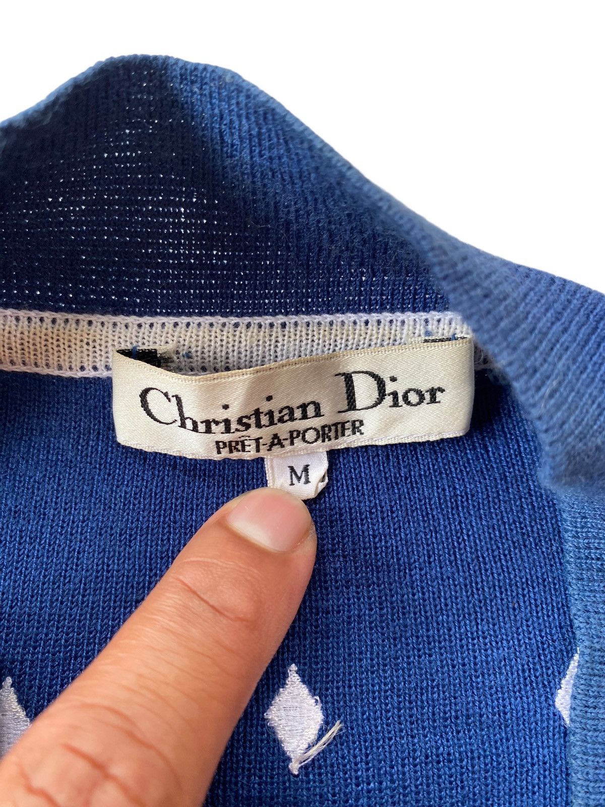 Christian Dior Monsieur × Vintage VTG Christian Dior Cardigan Size M / US 6-8 / IT 42-44 - 9 Thumbnail