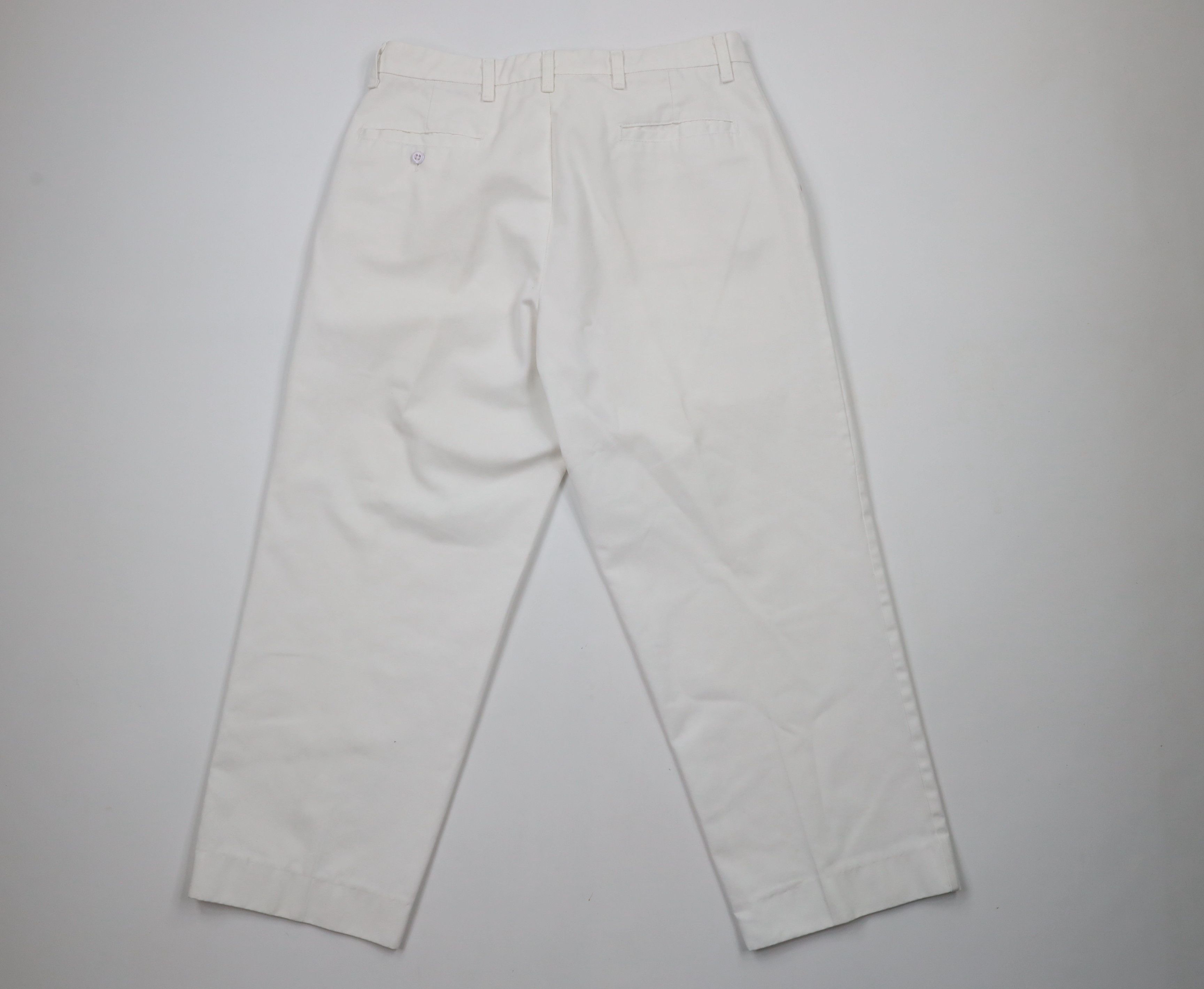 Vintage Vintage 90s Streetwear Mechanic Work Painter Pants White Size US 34 / EU 50 - 9 Thumbnail