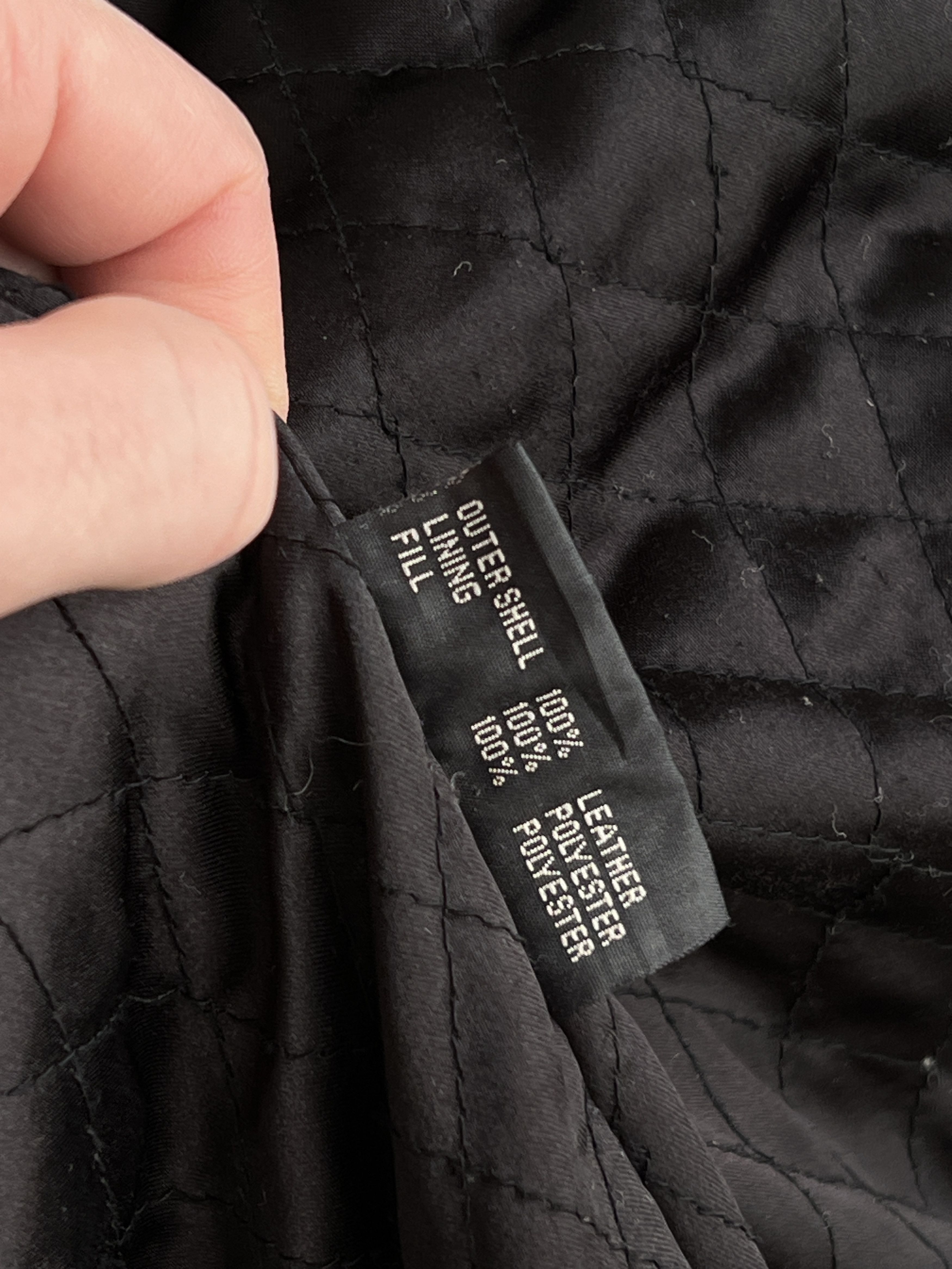 If Six Was Nine Vintage 90s Faded Leather coat hard jacket baggy y2k opium Size US L / EU 52-54 / 3 - 24 Thumbnail