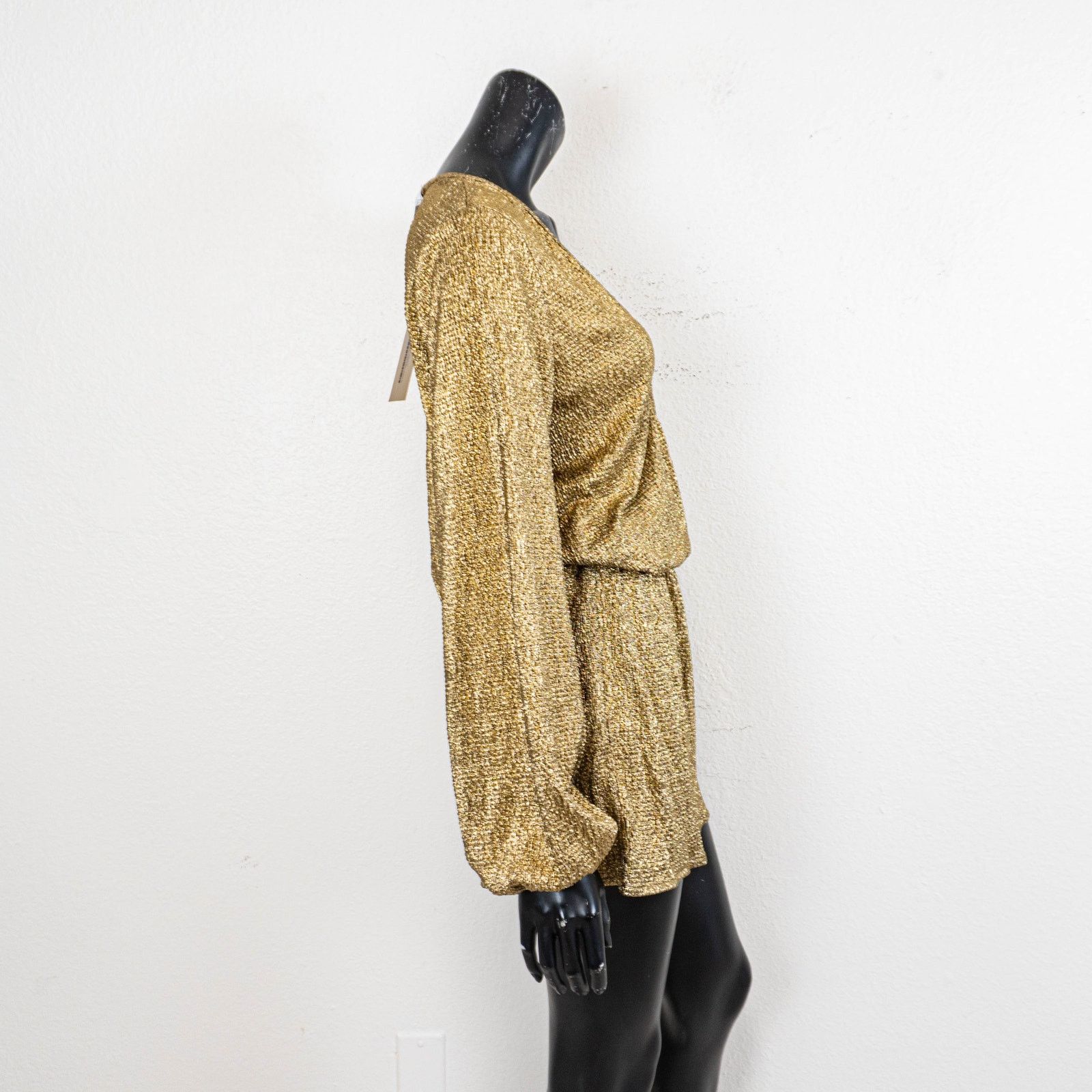 ALEXIS ALEXIS Gold Sparkle Metallic Cocktail dress size Medium Size M / US 6-8 / IT 42-44 - 10 Thumbnail