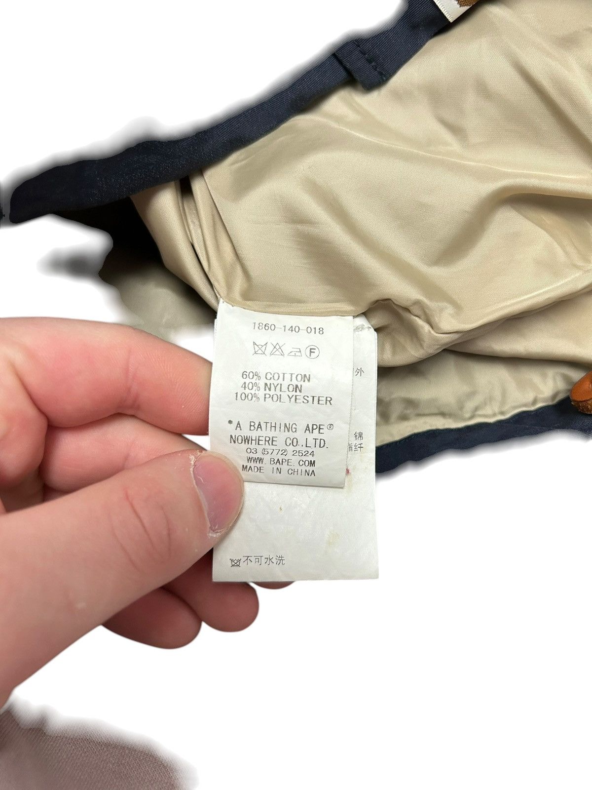 Bape Vintage Bape Mountain Sports Jacket Navy - Size Medium Size US M / EU 48-50 / 2 - 8 Thumbnail