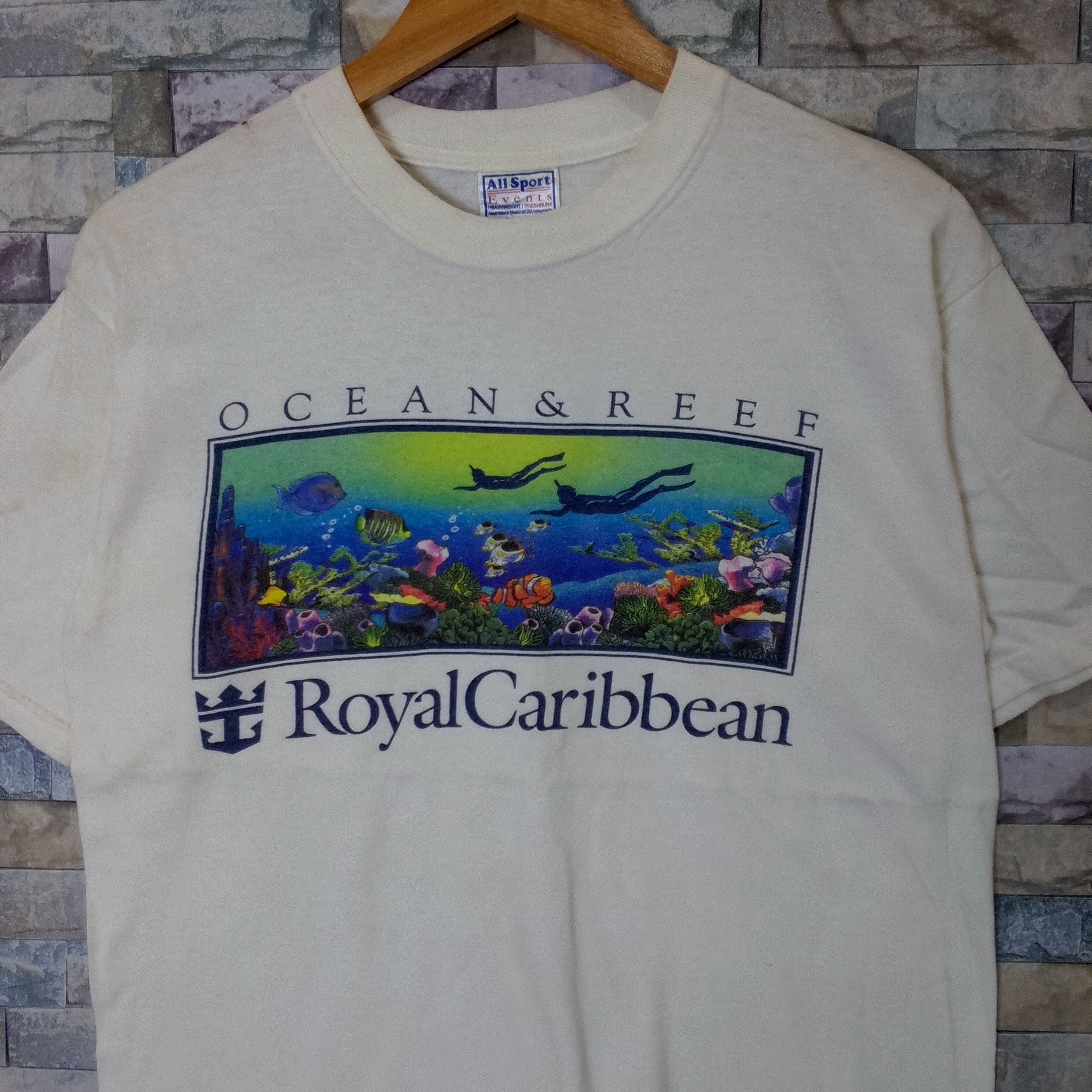 Vintage Vintage 90s Ocean & Reef Royal Caribbean Size US M / EU 48-50 / 2 - 2 Thumbnail