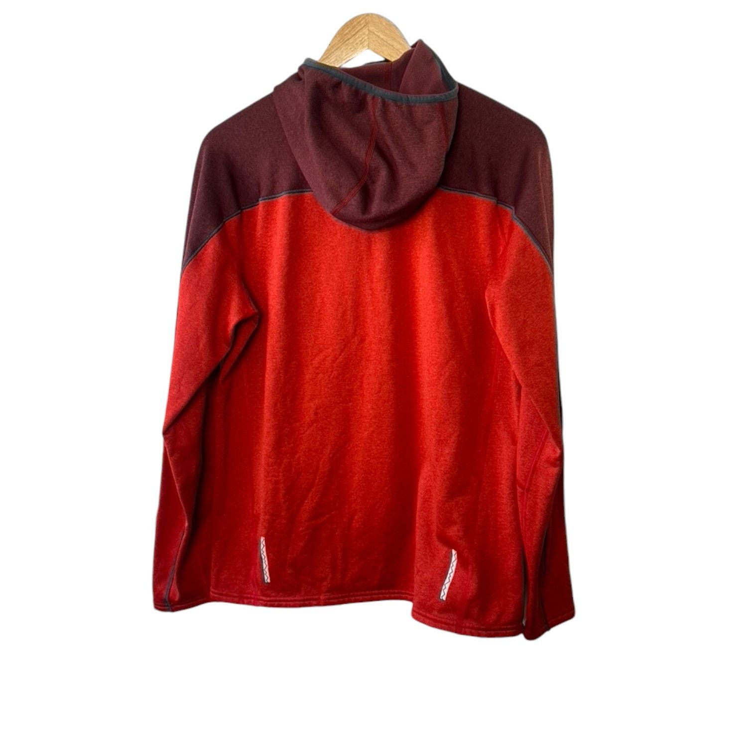 L.L. Bean LL Bean Red Long Sleeve 1/2 Zip Hooded Pullover Men's Medium Size US L / EU 52-54 / 3 - 6 Thumbnail