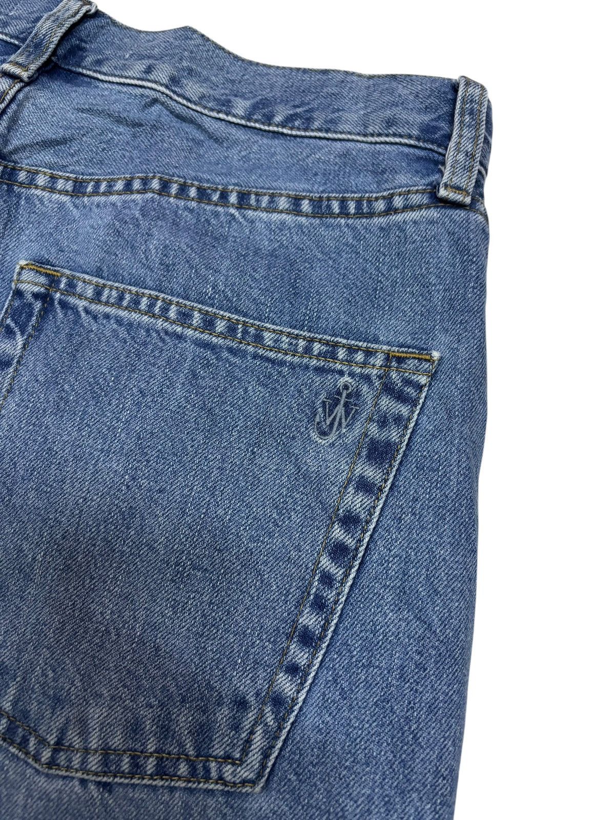 JW Anderson × Japanese Brand × Kaihara Denim Vintage J.W. Andersons X Uniqlo Blue Washed Jeans Size US 30 / EU 46 - 6 Thumbnail