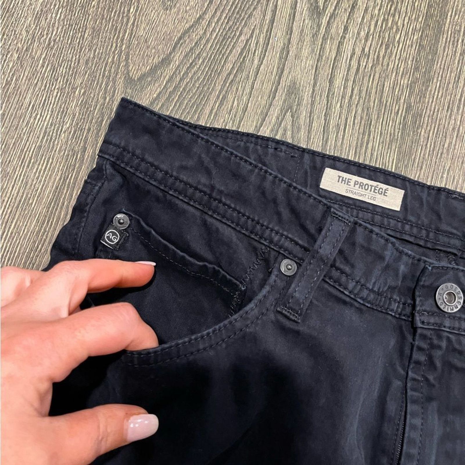 AG Adriano Goldschmied Ag Adriano Goldschmied The Protege Straight Leg Jeans Size US 33 - 2 Thumbnail