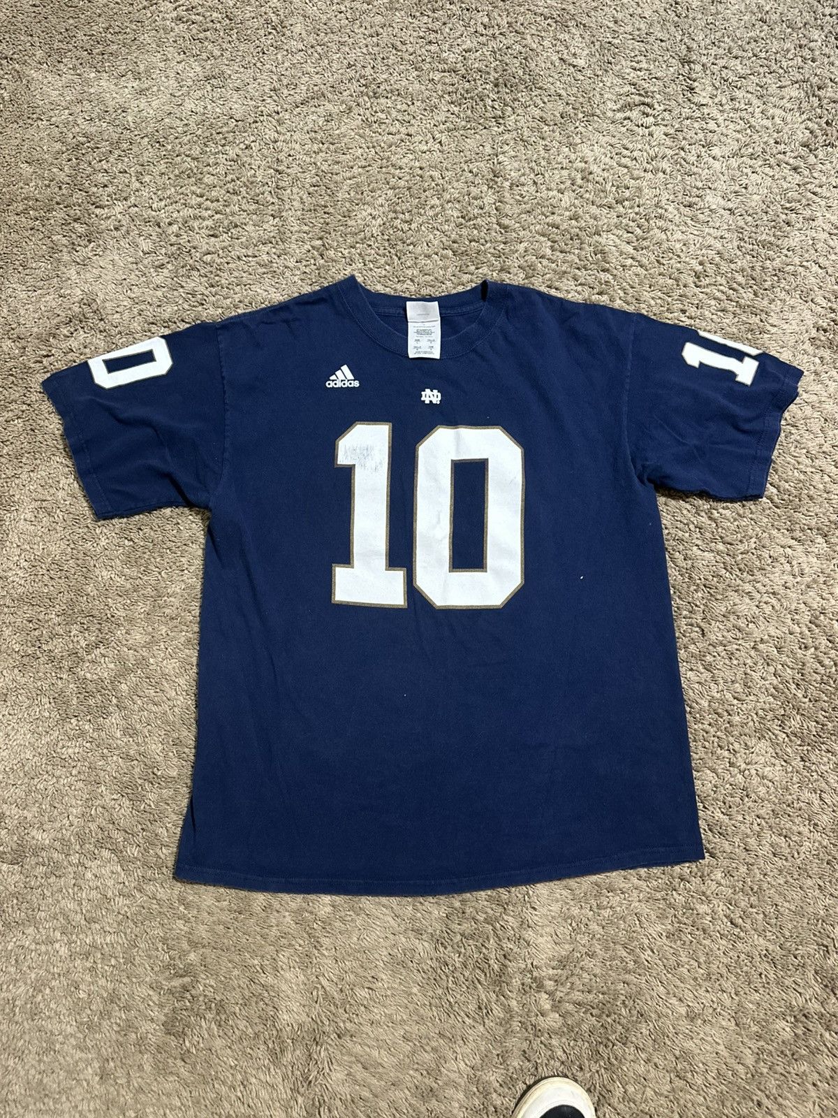 NCAA Vintage NCAA Adidas Notre Dame jersey 00s size large Size US L / EU 52-54 / 3 - 1 Thumbnail