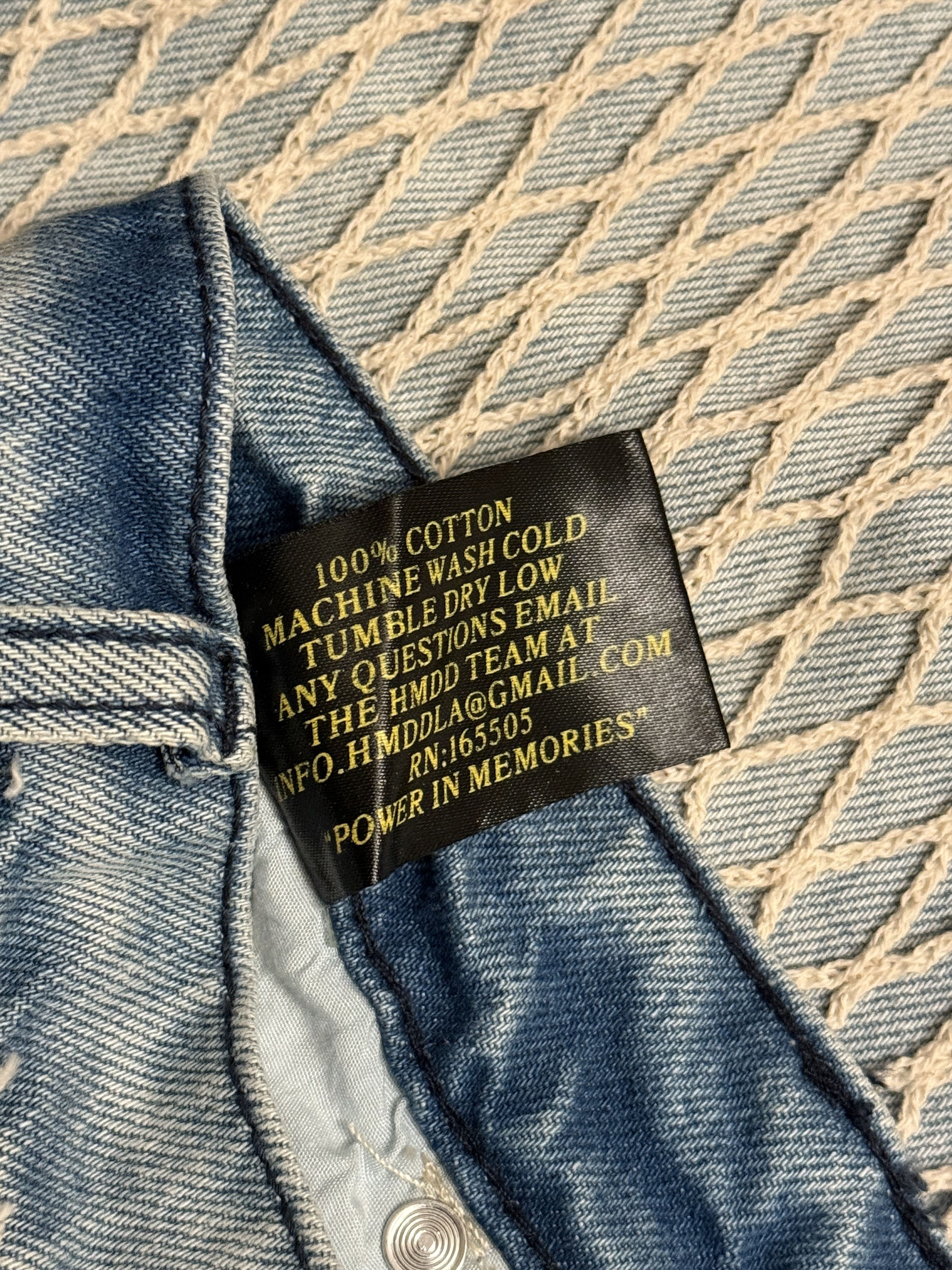 HMDD HMDD 'Fishnet' Denim Size US 36 / EU 52 - 4 Thumbnail