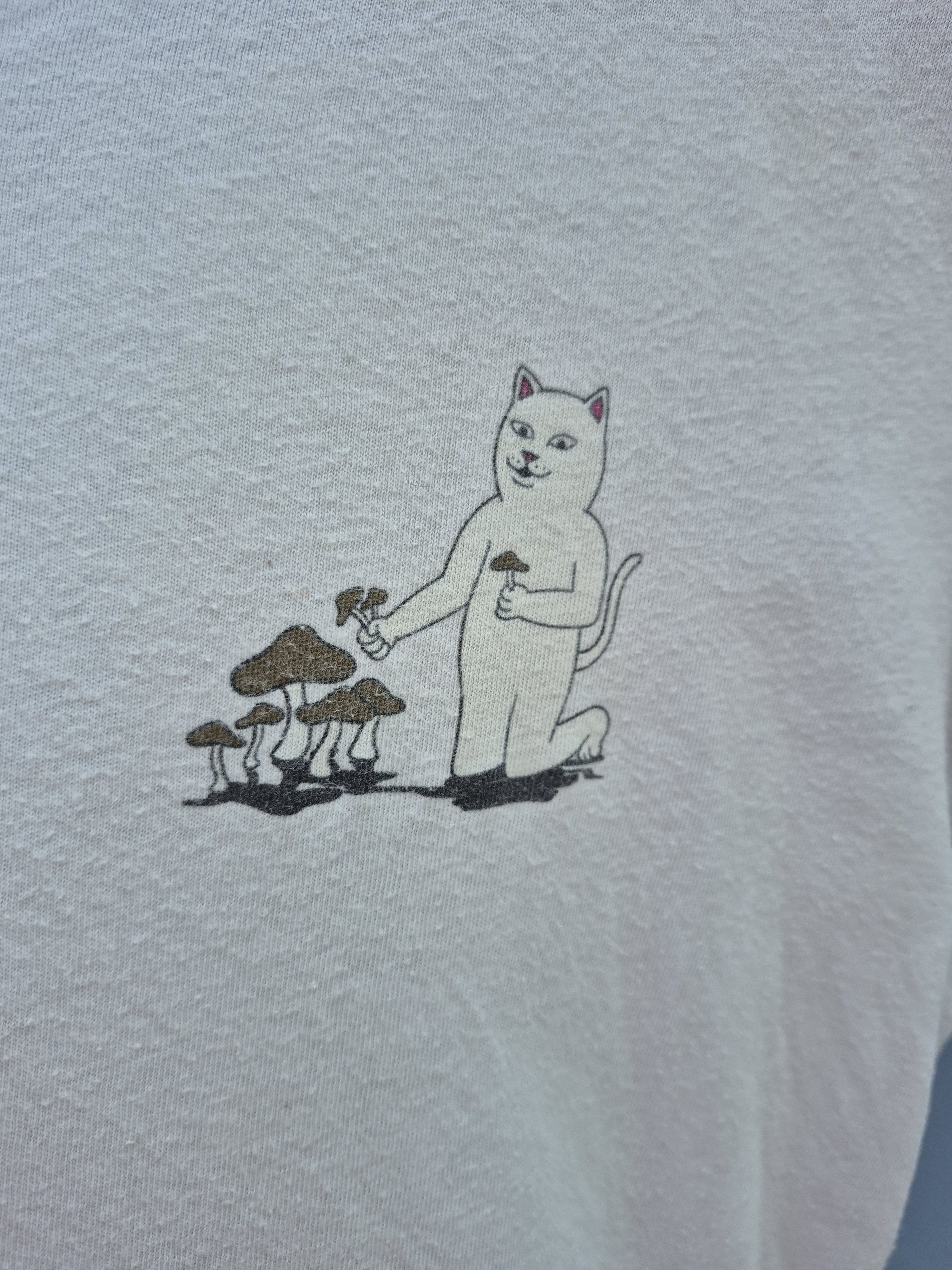 RIPNDIP 🔥 Rip n Dip Streetwear Skate Tee Crazy Cat Size US M / EU 48-50 / 2 - 4 Thumbnail