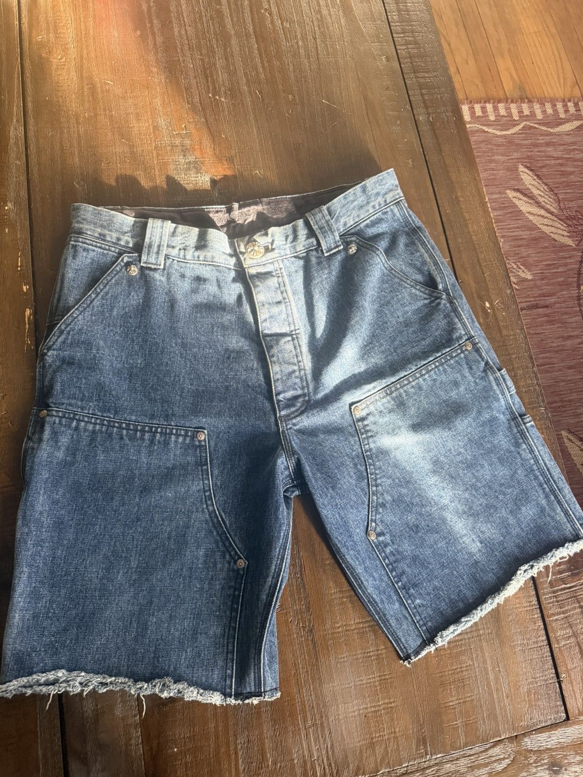 Chrome Hearts Chrome Hearts denim carpenter shorts 34 DS Size US 34 / EU 50 - 1 Thumbnail