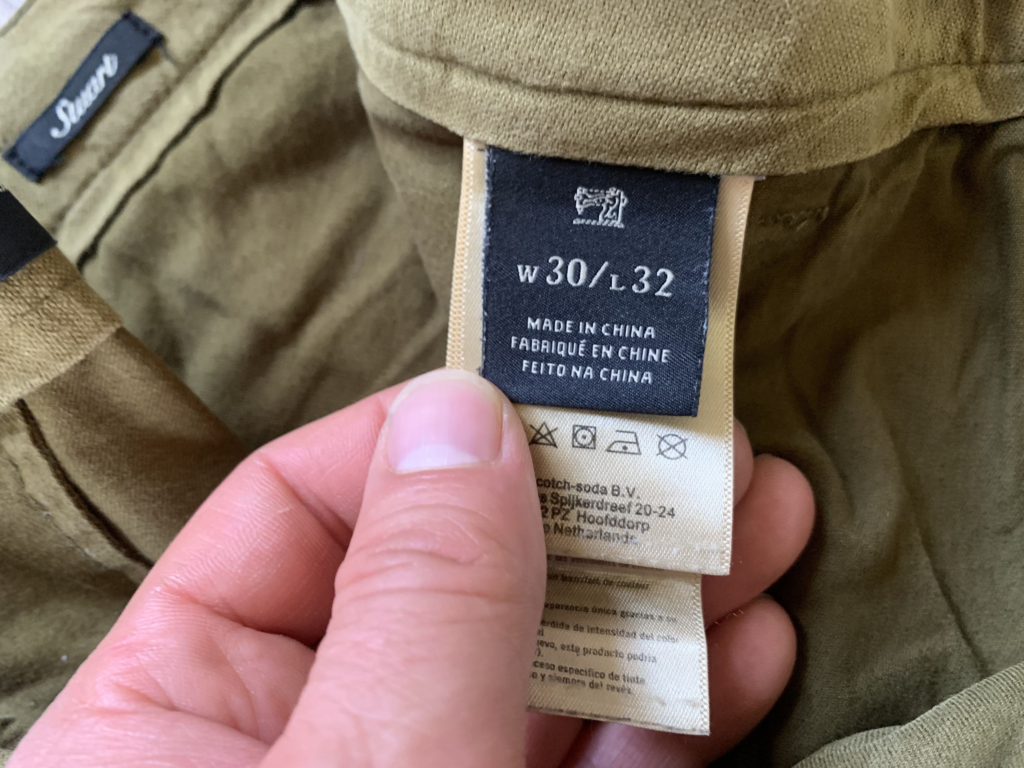 Scotch & Soda Scotch & Soda Stuart Casual Khaki Chino Pants Size US 30 / EU 46 - 11 Thumbnail