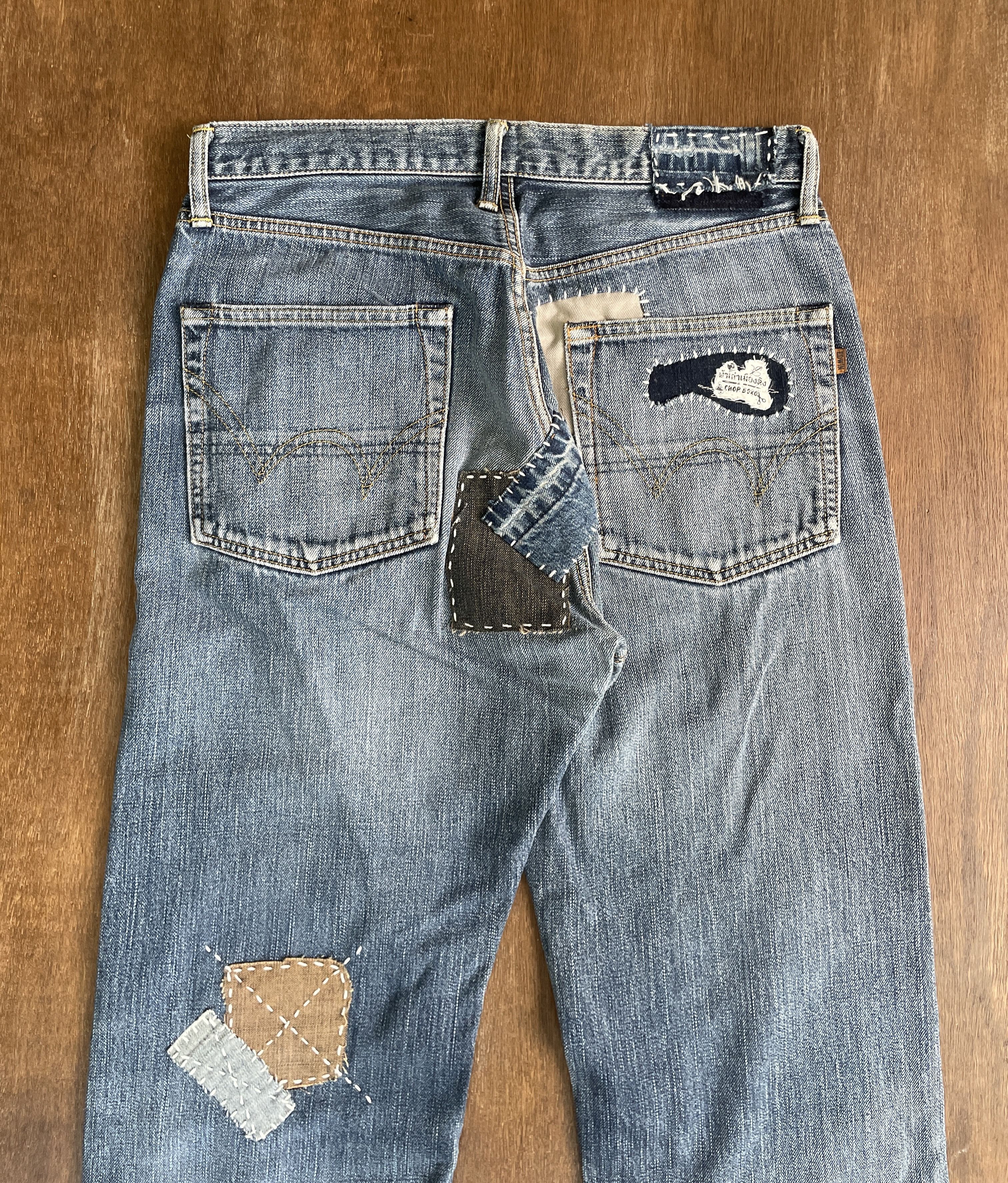 Edwin Edwin Customized Boro Handmade Jeans Size US 29 - 5 Thumbnail