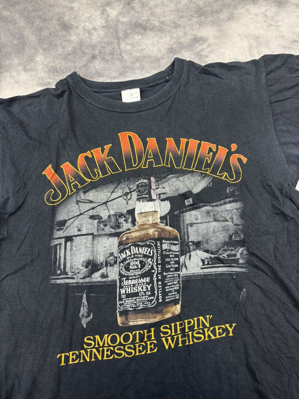 Other Vintage Jack Daniels Graphic t shirt 90s single stitch Rap Size US M / EU 48-50 / 2 - 2 Thumbnail