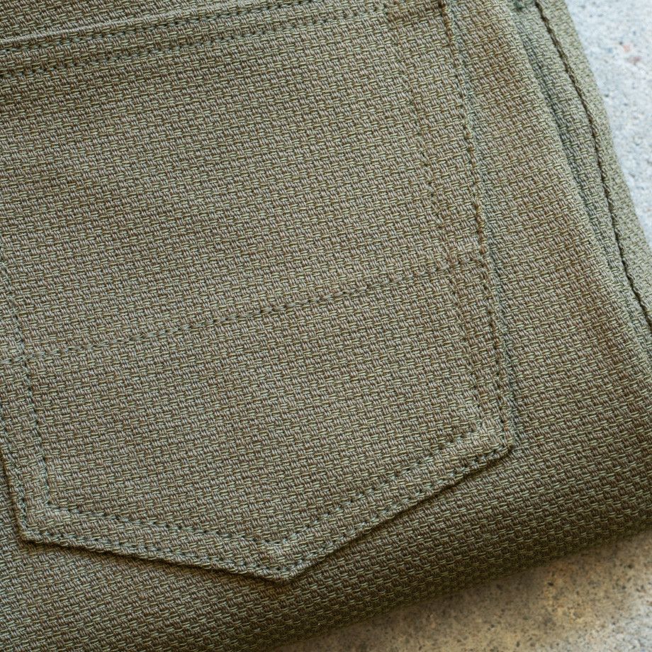 Gustin RARE #315 Japan Army Basket Weave Straight Cut Size US 33 - 4 Thumbnail