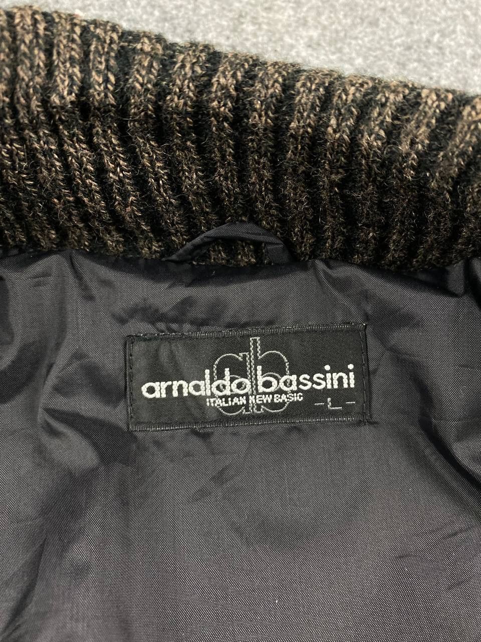 Japanese Brand arnaldo bassini knitted jacket nice design Size US L / EU 52-54 / 3 - 7 Thumbnail