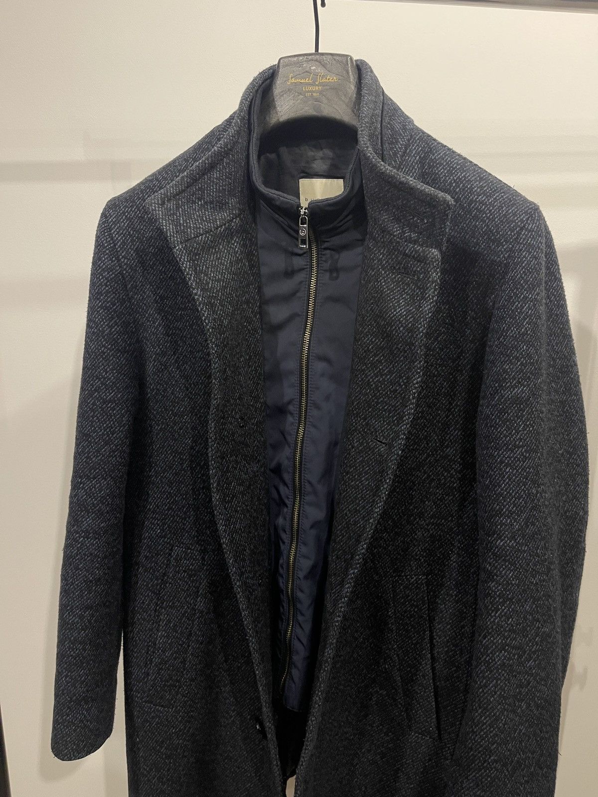 Bugatti Bugatti Men’s Wool Blend Overcoat - Bellandi Ecowool Size M Size US M / EU 48-50 / 2 - 8 Thumbnail