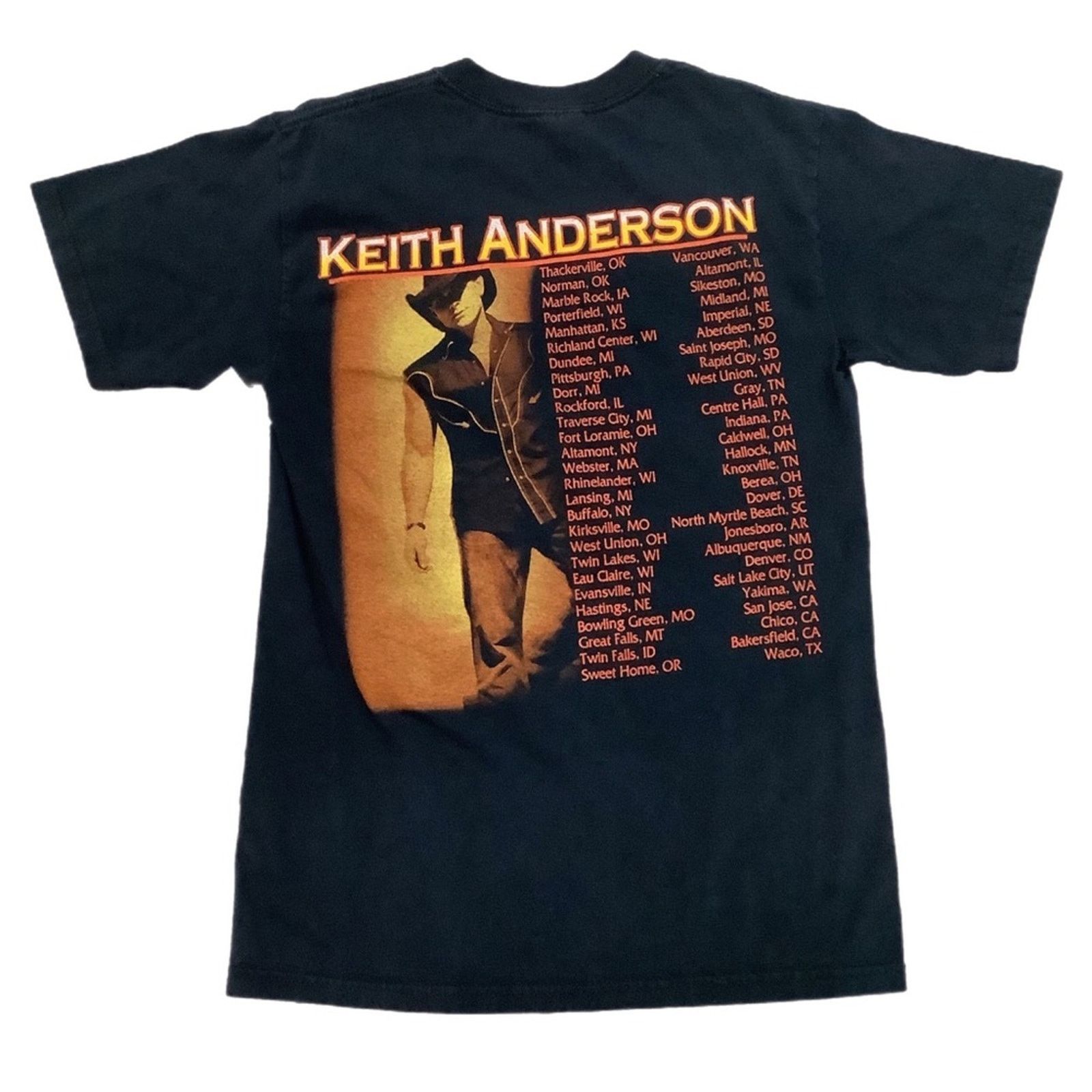 Gildan 2016 Keith Anderson Tour t-shirt Size US S / EU 44-46 / 1 - 2 Thumbnail