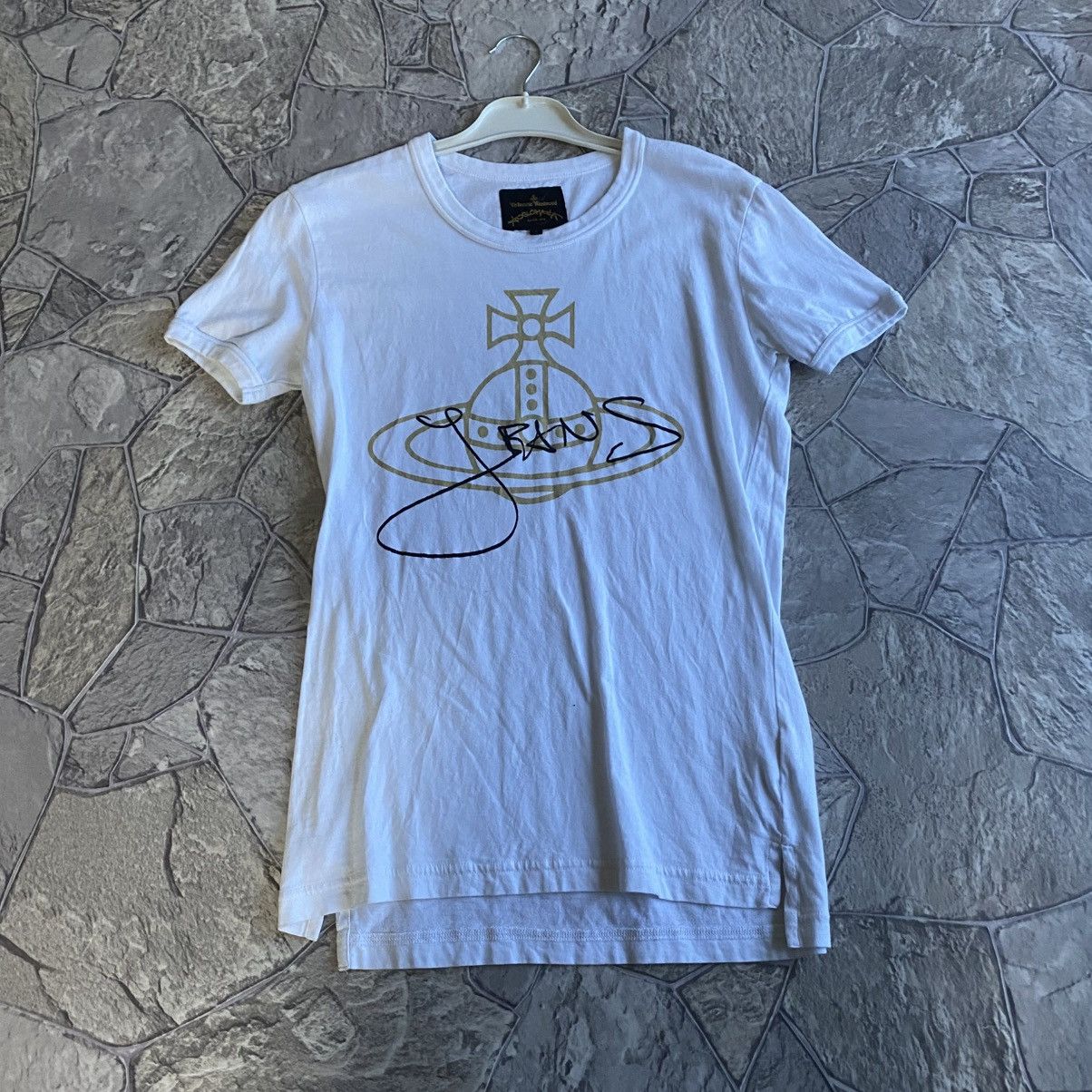 Vivienne Westwood Vivienne Westwood T shirt Big Logo White Size US S / EU 44-46 / 1 - 1 Thumbnail