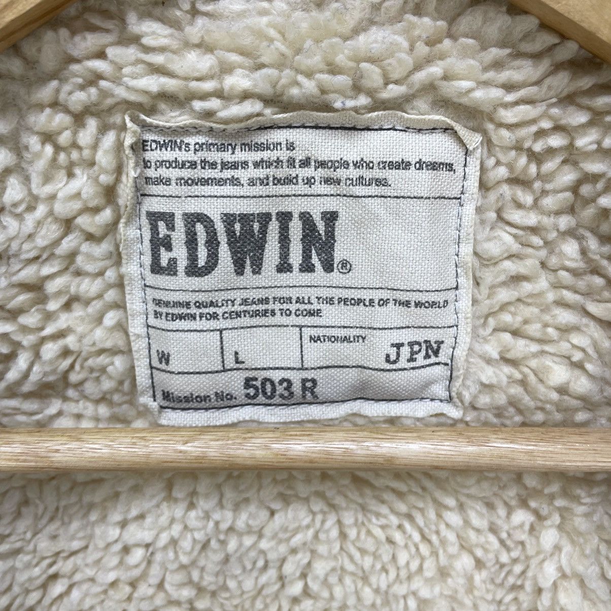 Edwin 💥Vintage Edwin Corduroy Blanket Shearling Jacket Size US S / EU 44-46 / 1 - 8 Thumbnail