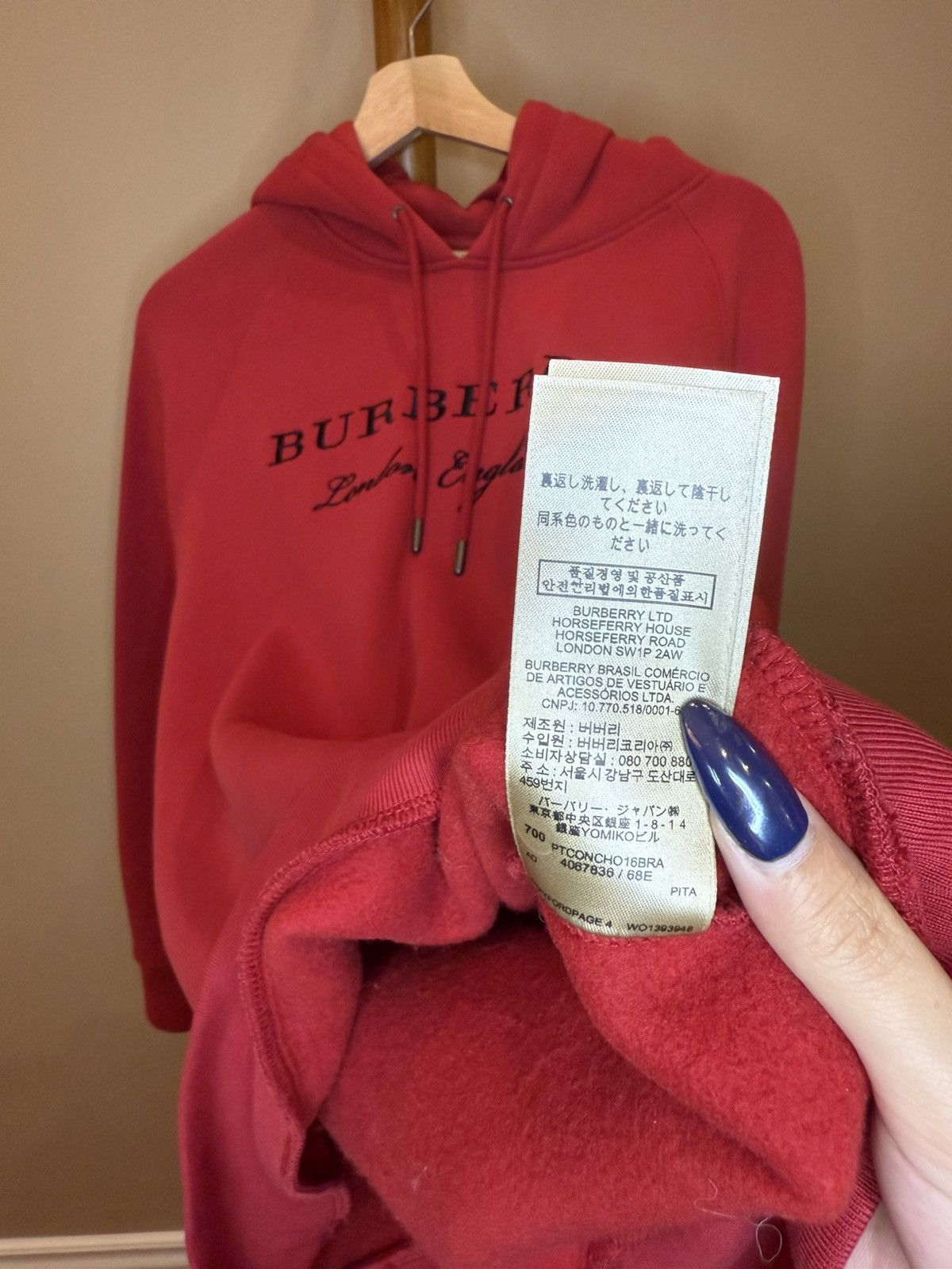 Burberry Burberry Hoodie Size US S / EU 44-46 / 1 - 6 Thumbnail