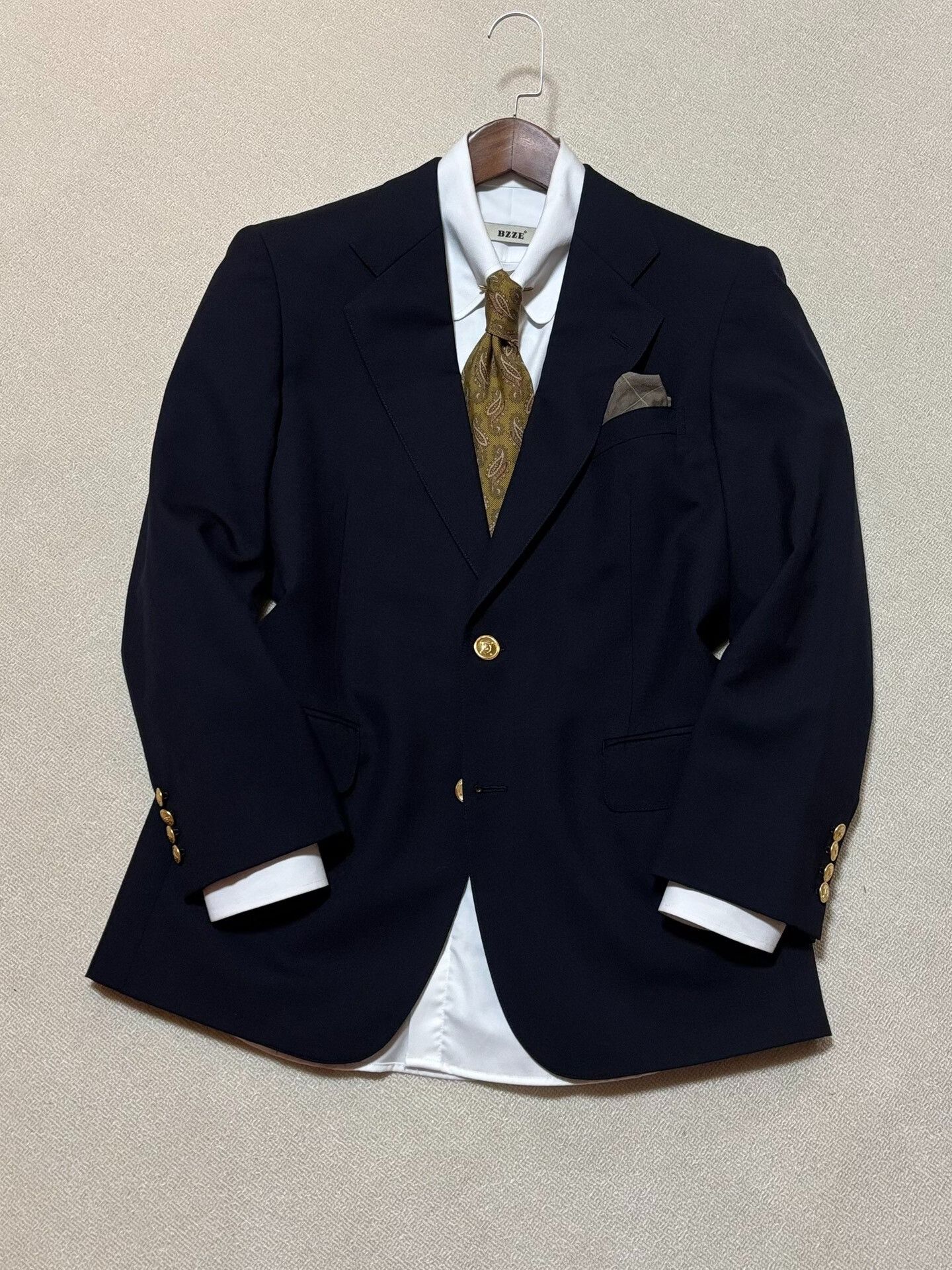 Chaps Ralph Lauren Chaps Ralph Lauren Men's Navy Wool Coat Size US M / EU 48-50 / 2 - 1 Thumbnail