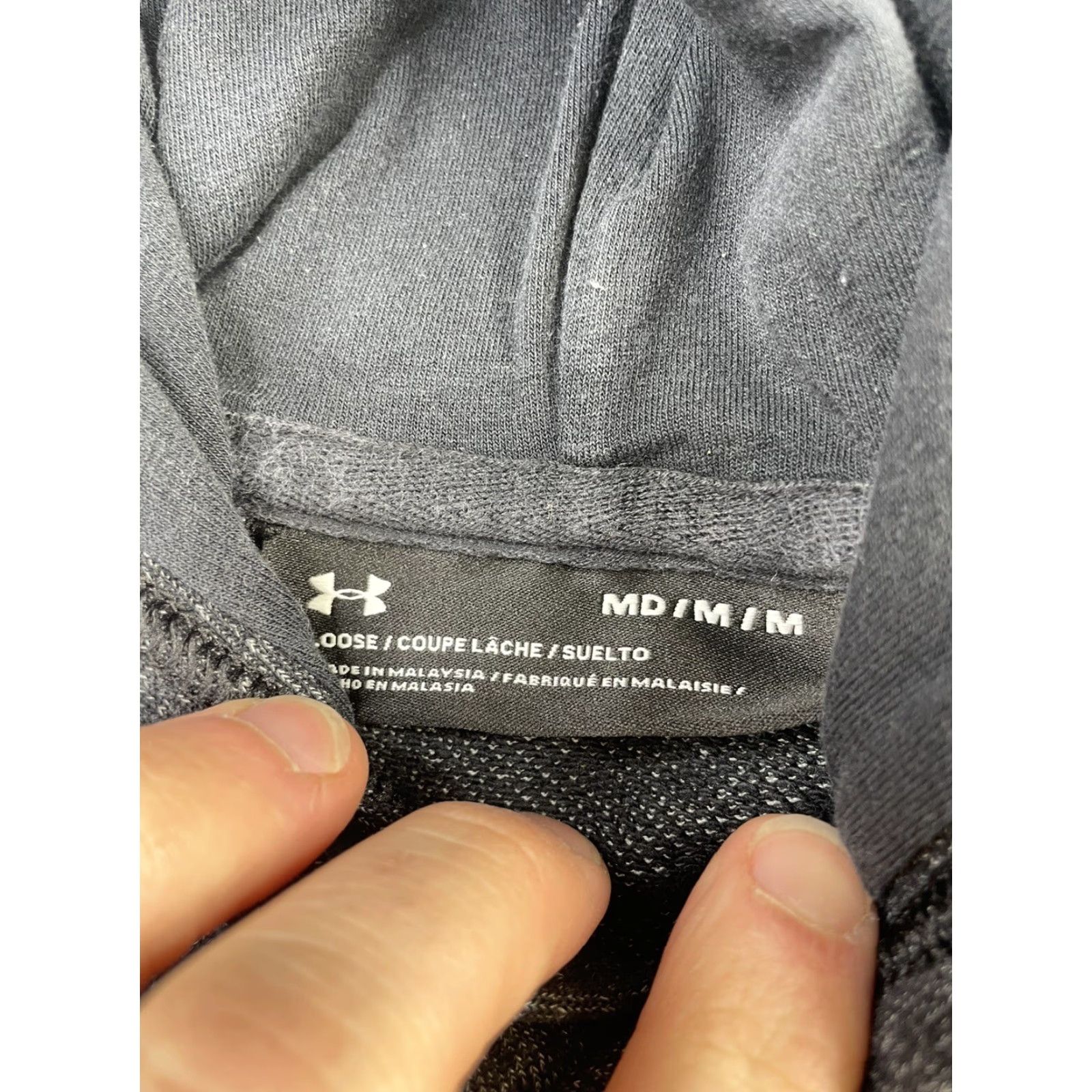 Under Armour Under Armour Project Rock Hoodie Mens Medium Long Sleeve Dark Gray/Dark Orange Solid Logo Pullover 1326409 001 Size US M / EU 48-50 / 2 - 2 Thumbnail