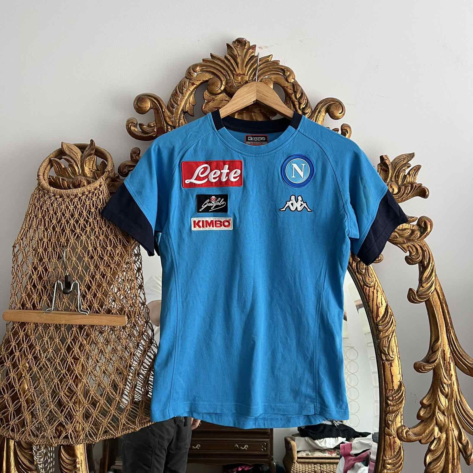 Kappa Napoli Training T-Shirt Football Shirt Sz s Size US S / EU 44-46 / 1 - 1 Thumbnail