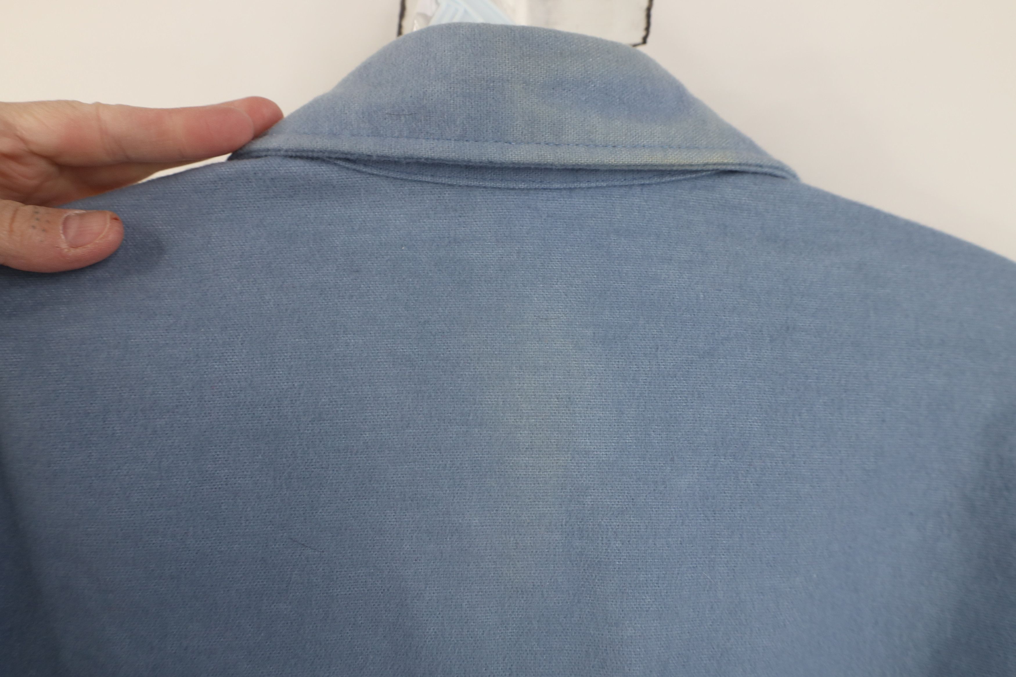 Vintage Vintage 70s Big Mac Chamois Cloth Button Shirt Blue USA Size US XL / EU 56 / 4 - 11 Thumbnail