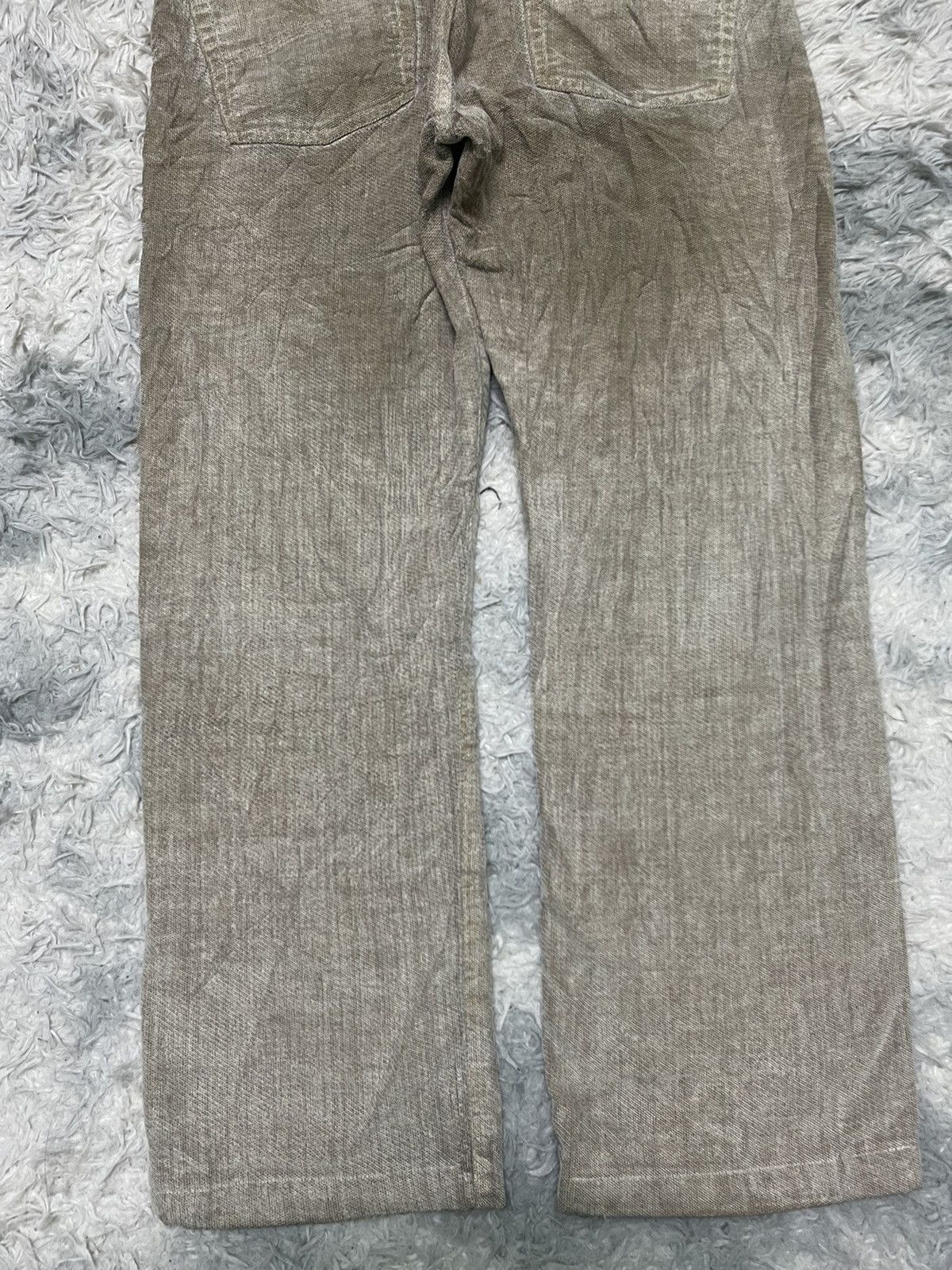 Emporio Armani 90s EMPORIO ARMANI MUD WASH DENIM JEANS RARE DESIGN Size US 34 / EU 50 - 12 Thumbnail