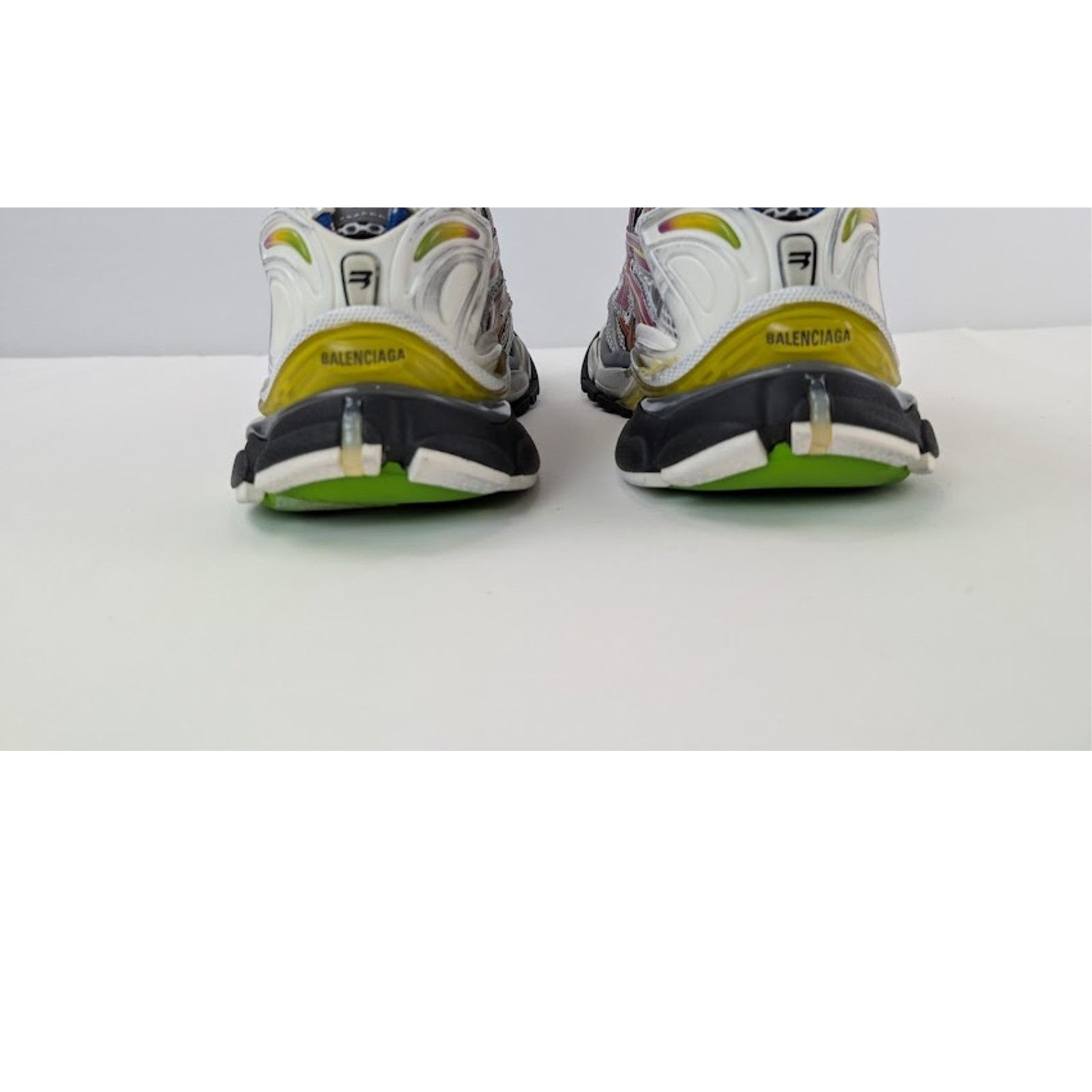 Balenciaga o1rshd1 Runner Sneakers in Multicolor / Mesh / Rubber Size US 13 / EU 46 - 12 Thumbnail
