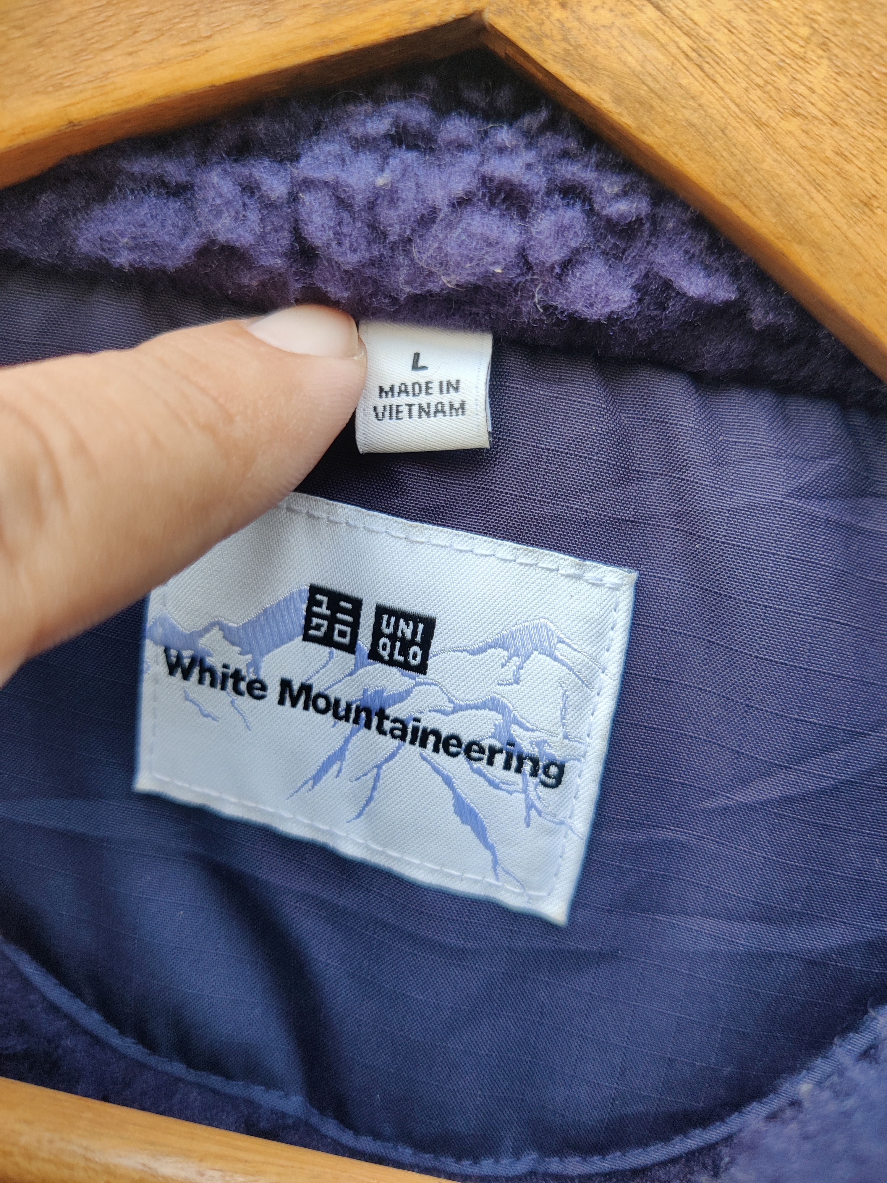 Uniqlo × White Mountaineering Vintage Uniqlo White Mountaineering Fleece Jacket Size US L / EU 52-54 / 3 - 6 Thumbnail