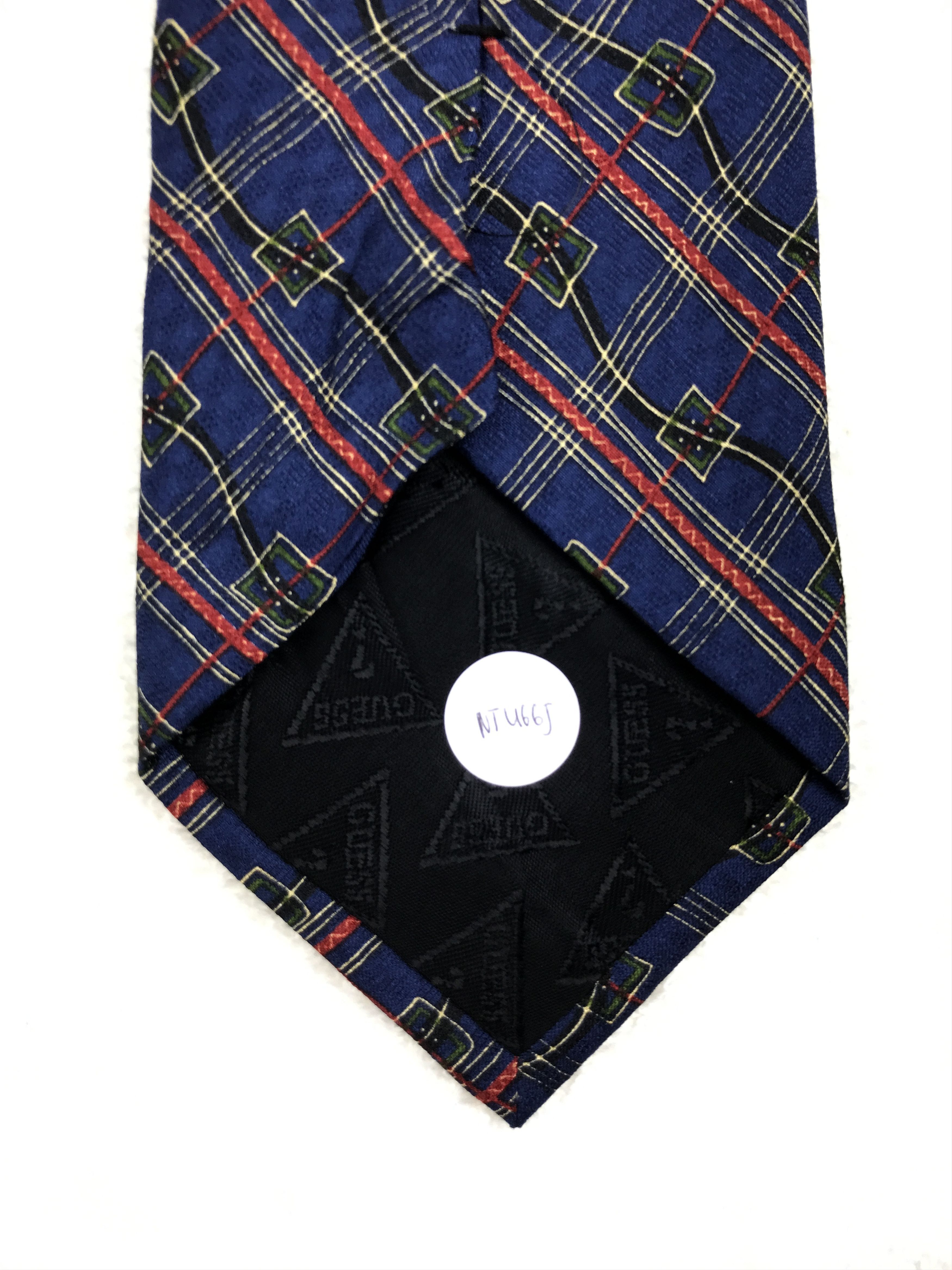 Guess × Vintage Vintage Guess Silk Necktie Size ONE SIZE - 9 Thumbnail